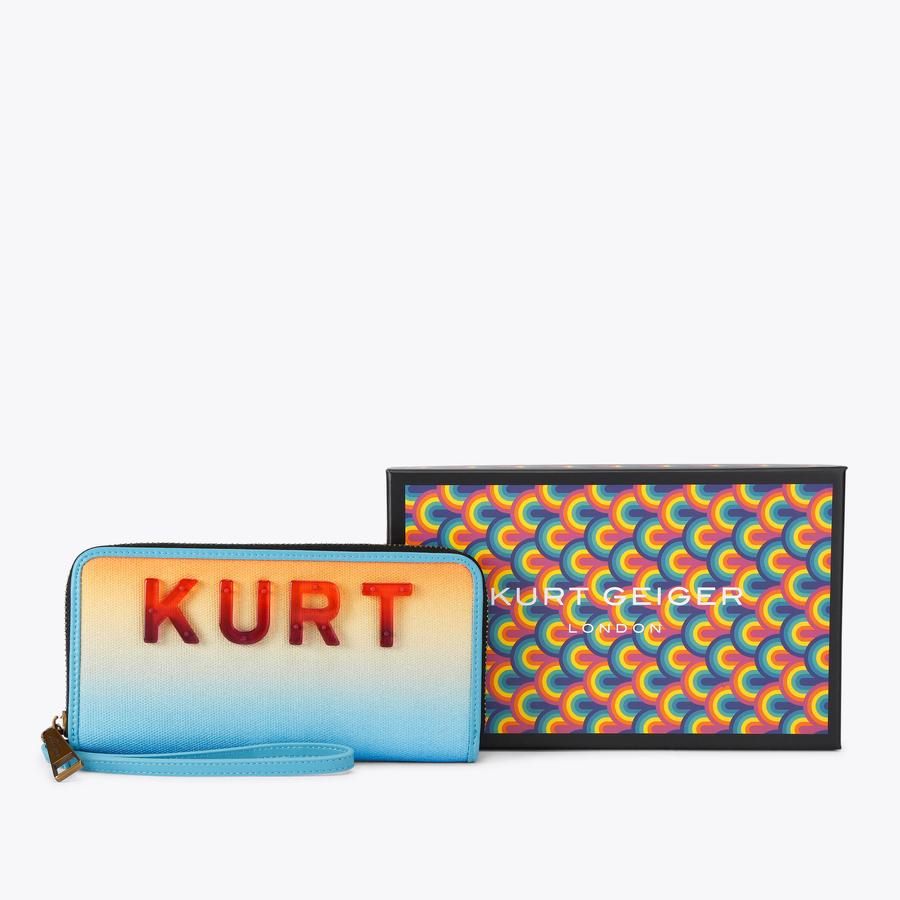 KURT ZIP AROUND W Ombre Zip Around Wallet by Kurt Geiger London
