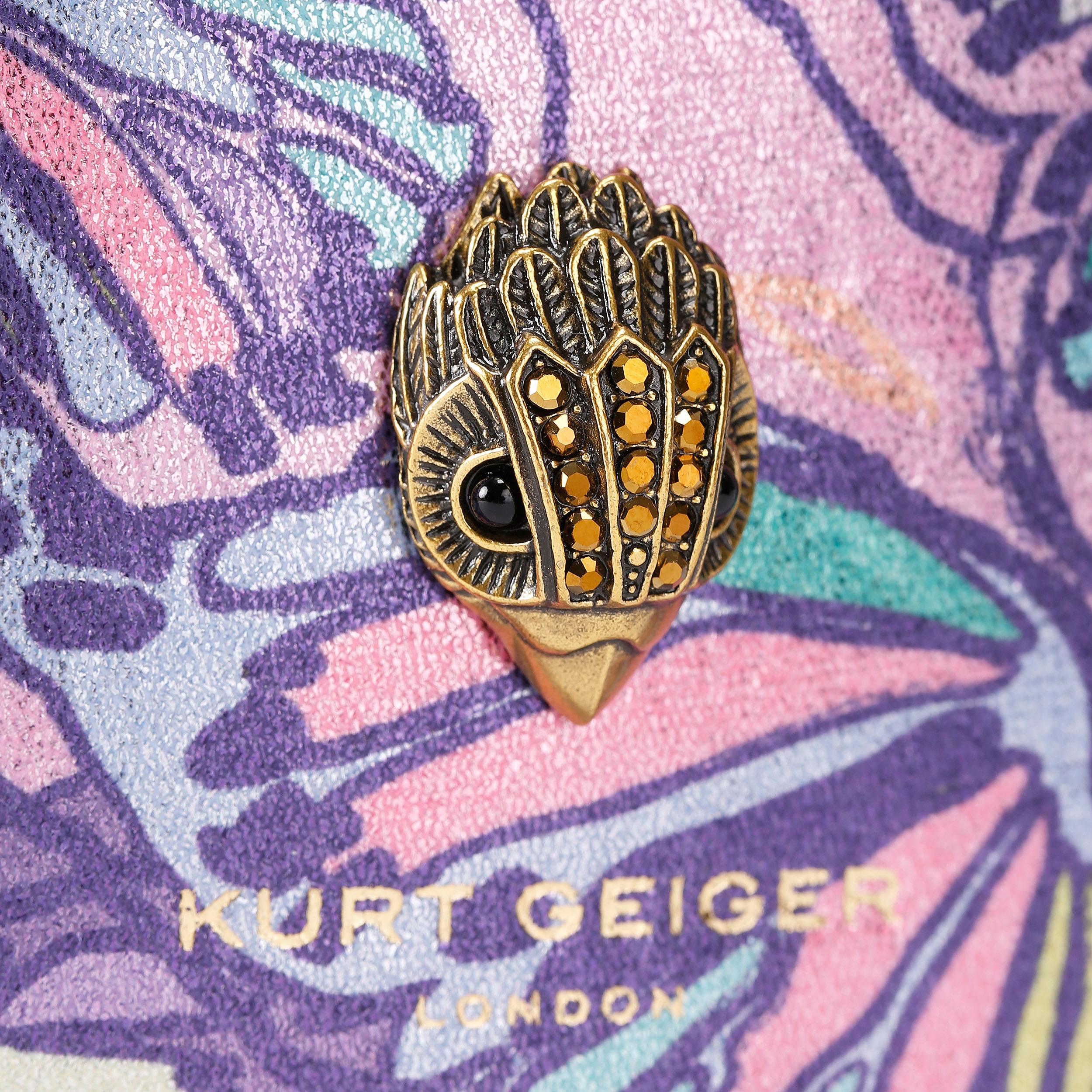 BUTTERFLY LANYARD Lilac Butterfly Luggage Tag by Kurt Geiger London