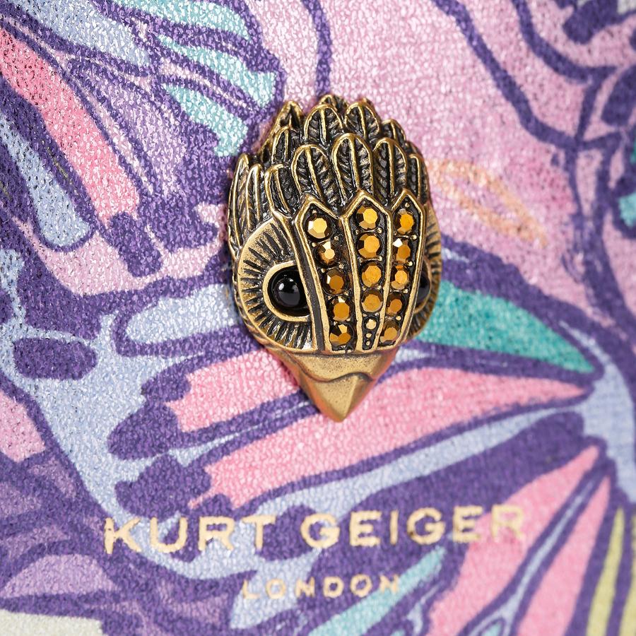 BUTTERFLY LANYARD Lilac Butterfly Luggage Tag by Kurt Geiger London