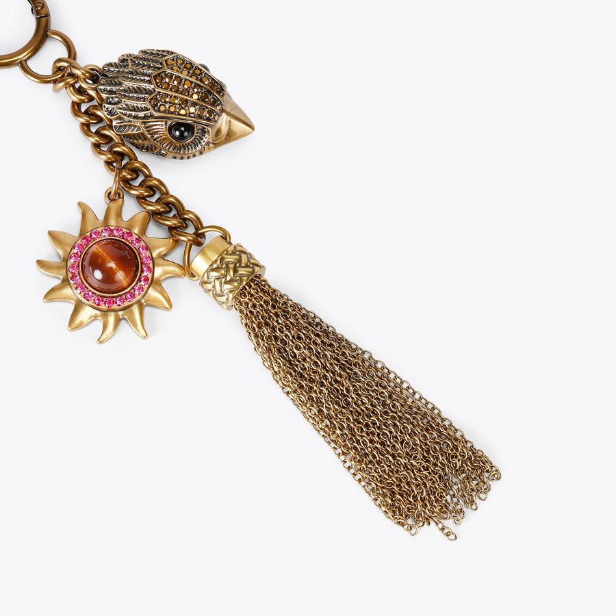 EAGLE TASSEL MIX KEYRING Antiqued Brass Tassel Keyring by Kurt