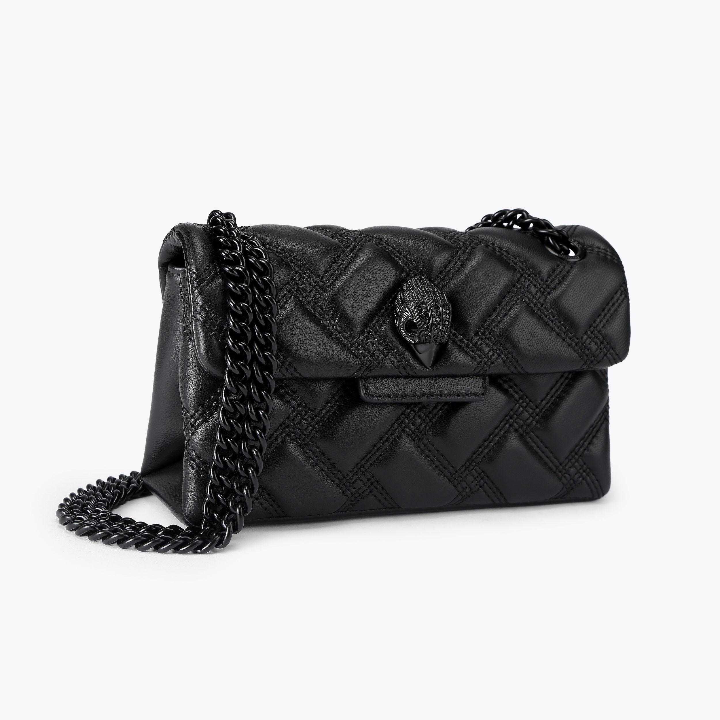メディシナルケミストリー KENSINGTON DR 17 Black Drench Cross Body Bag by Kurt Geiger London