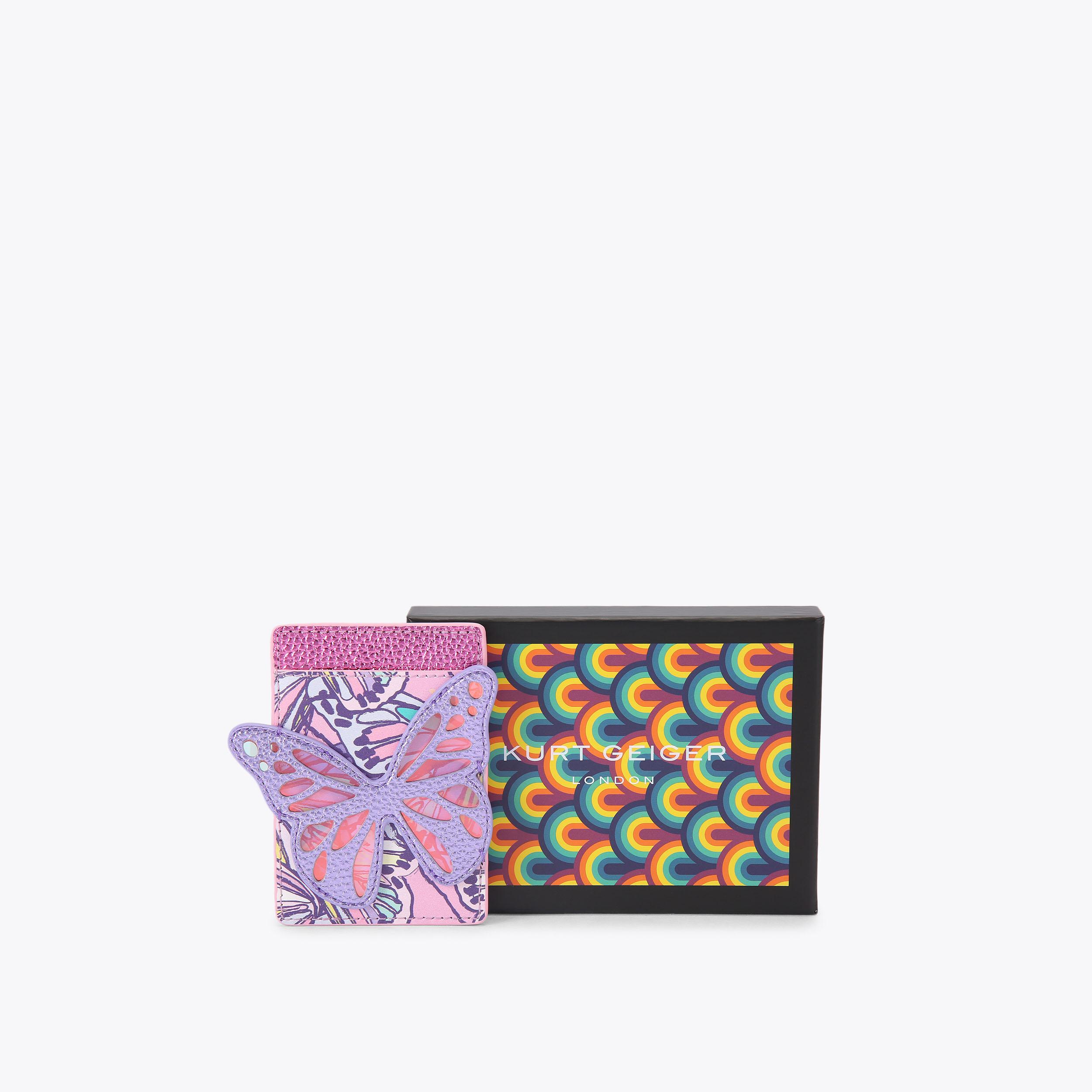 CC HOLDER V BUTTERFLY Butterfly Cut Out Card Holder by Kurt Geiger