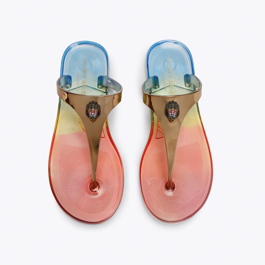 MADDISON T-BAR Ombre Toe Post Sandal by Kurt Geiger London