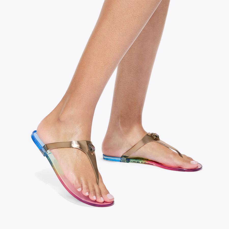 MADDISON T-BAR Ombre Toe Post Sandal by Kurt Geiger London