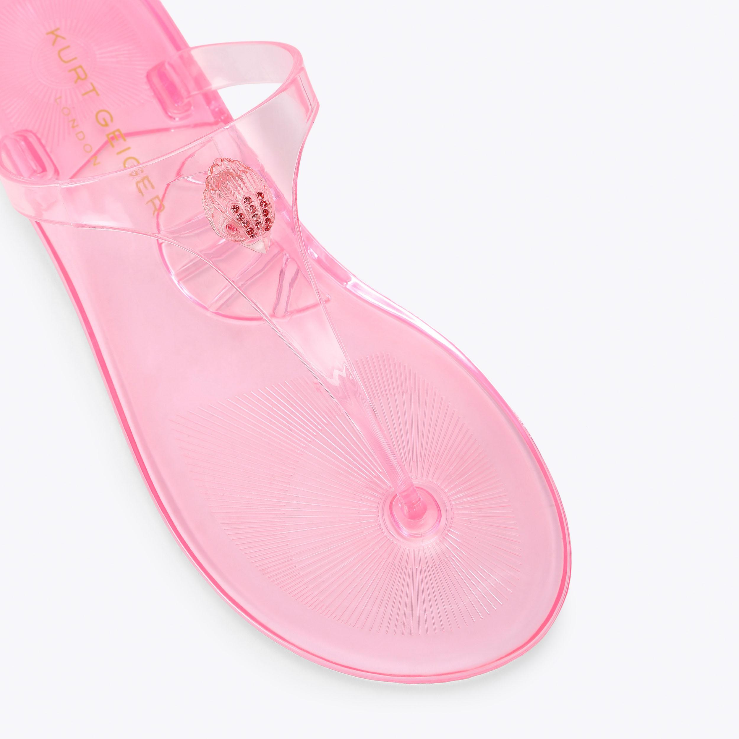 MADDISON T-BAR Pink Toe Post Sandal by Kurt Geiger London