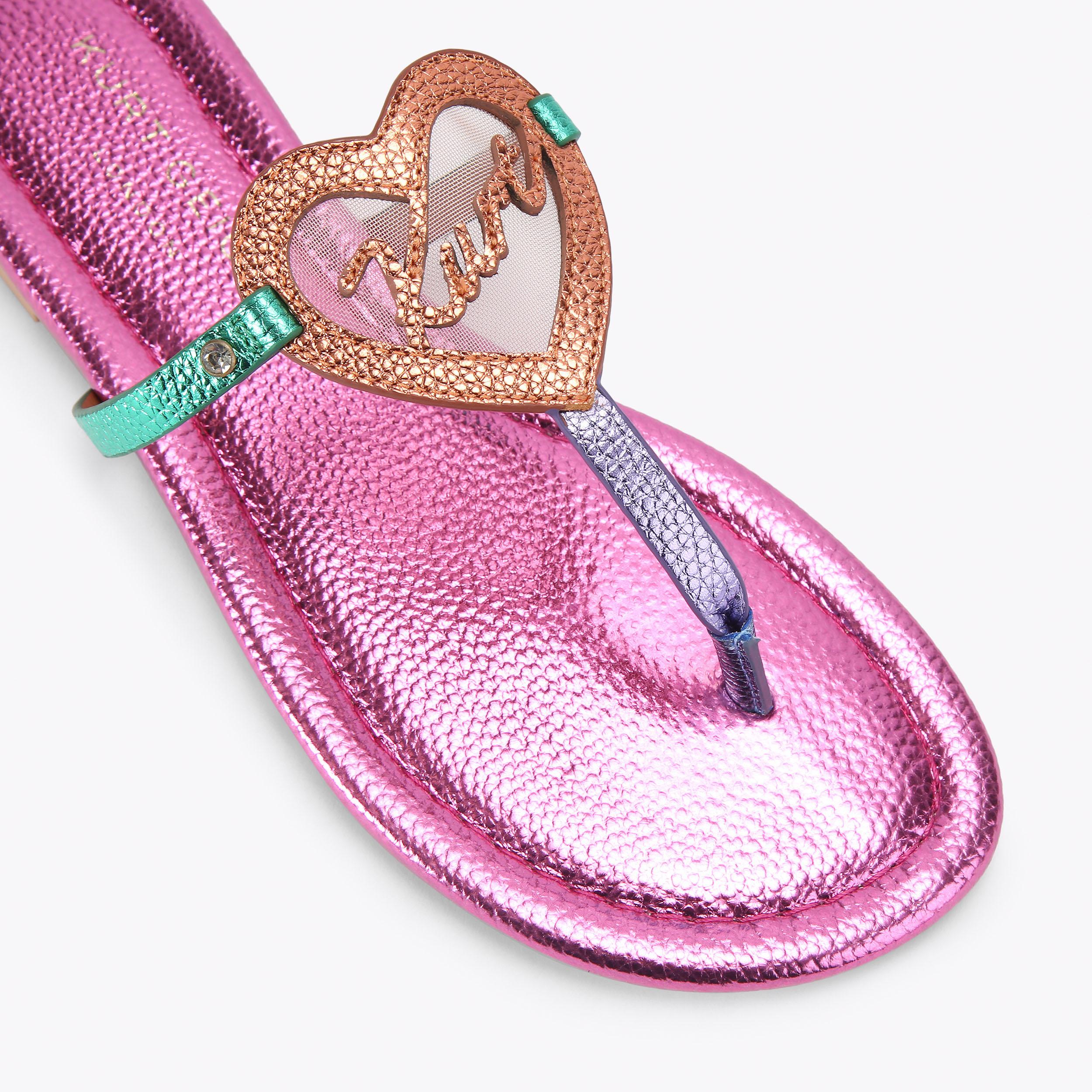 kurt-heart-t-bar-flat-multi-