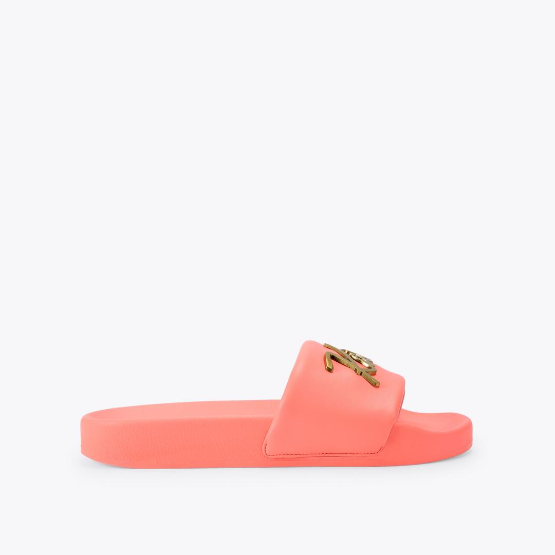 MEENA KURT Pink Leather Kurt Geiger Sandal by Kurt Geiger London — Kurt Geiger London