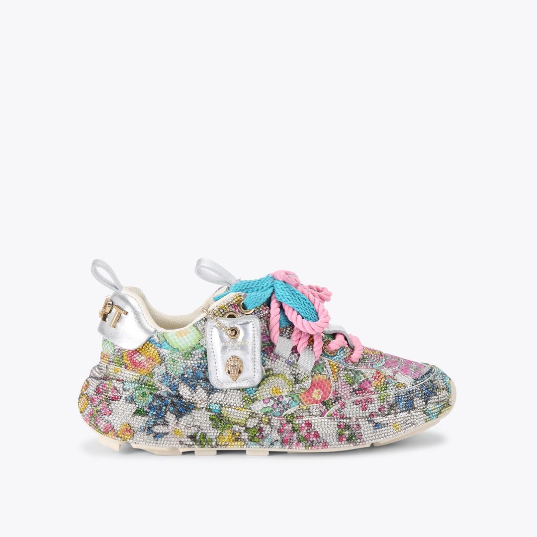 KURT RUNNER Floral Tag Sneakers by Kurt Geiger London — Kurt Geiger London