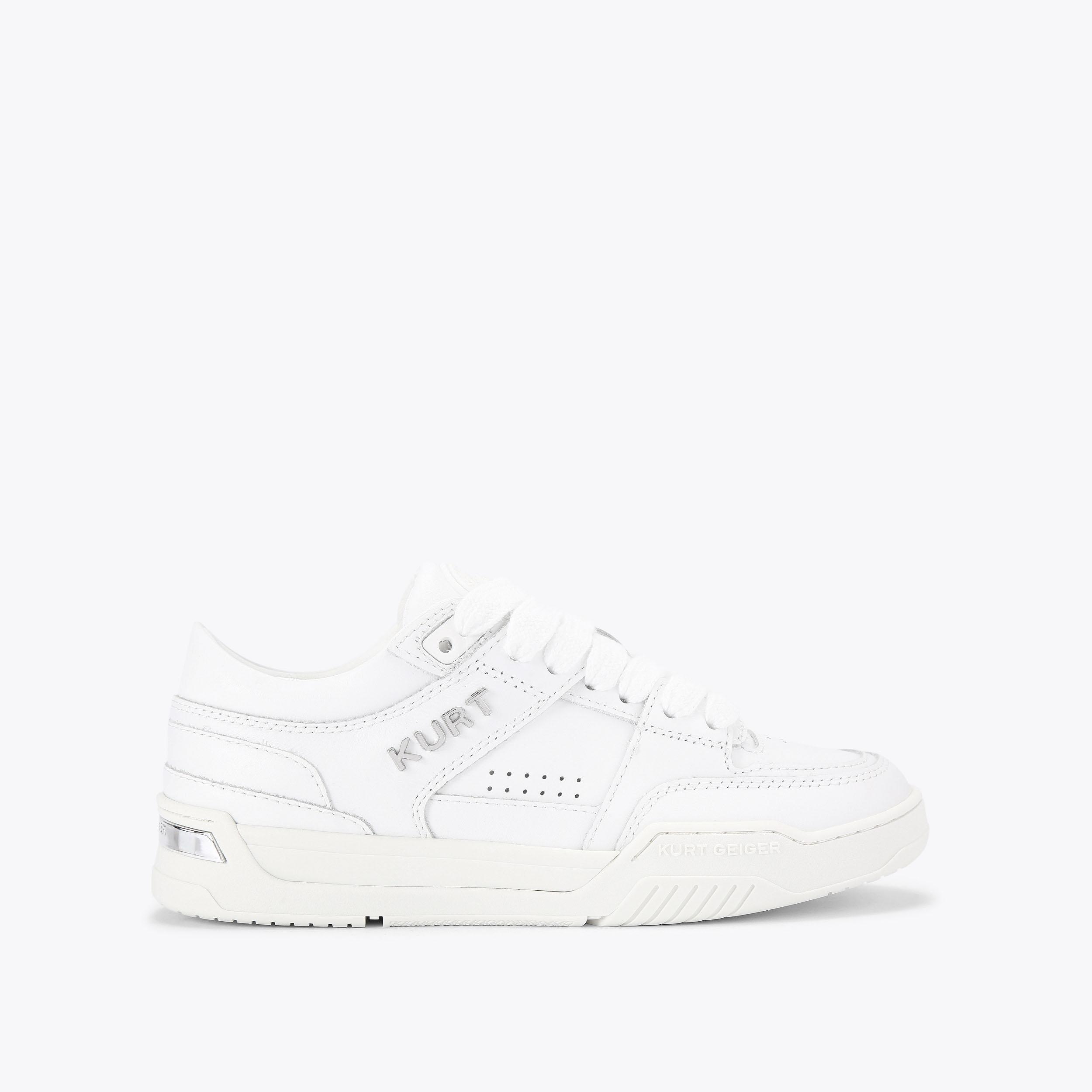 KINGLAND SNEAKER White Kingland Sneaker by Kurt Geiger London