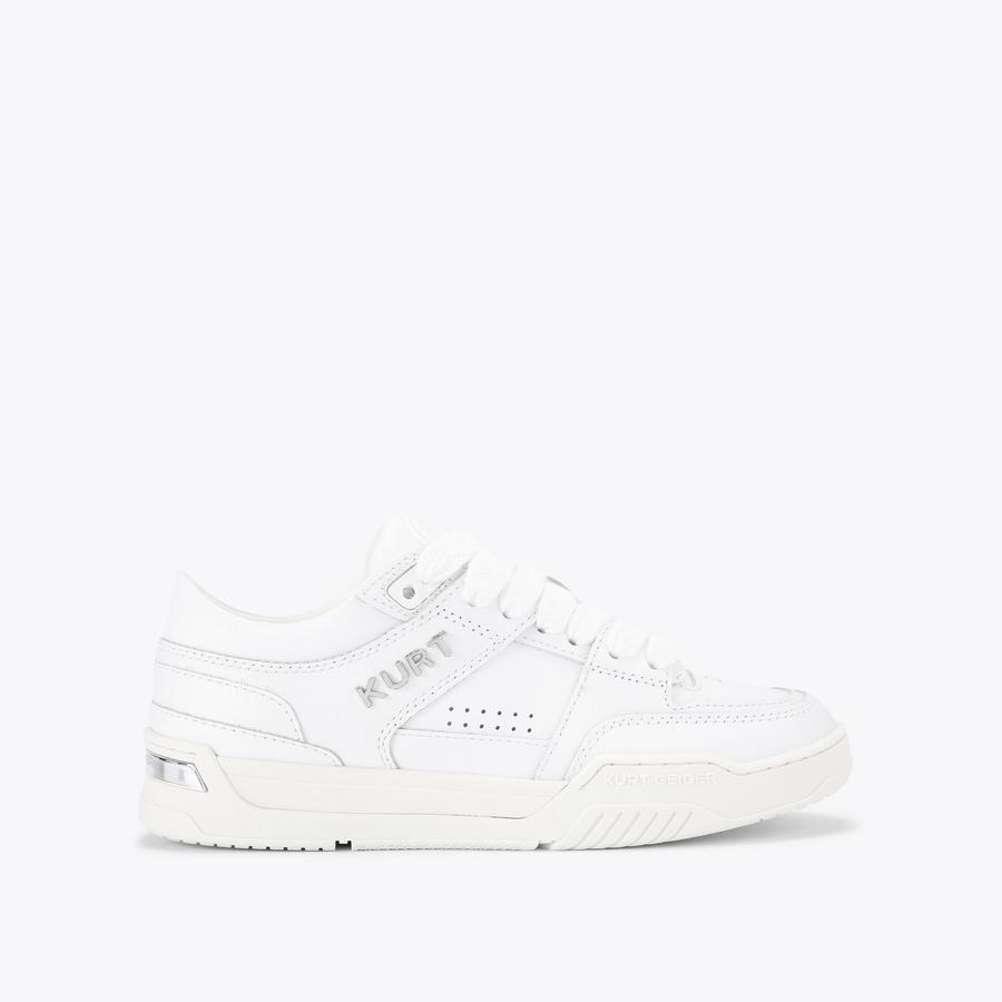 KINGLAND SNEAKER White Kingland Sneaker by Kurt Geiger London