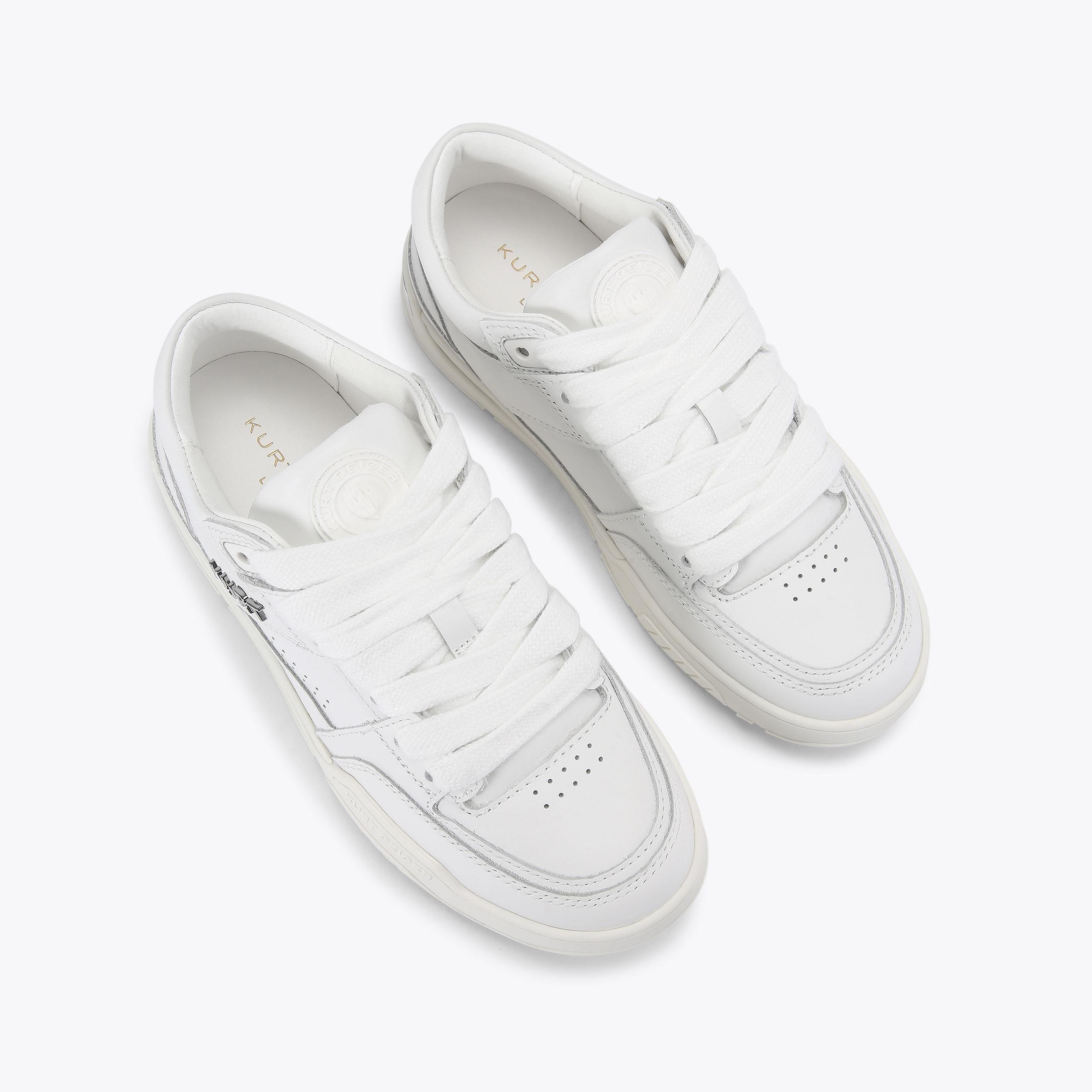 KINGLAND SNEAKER White Kingland Sneaker by Kurt Geiger London
