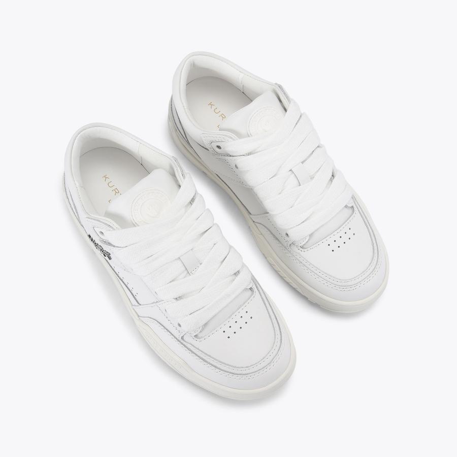 KINGLAND SNEAKER White Kingland Sneaker by Kurt Geiger London