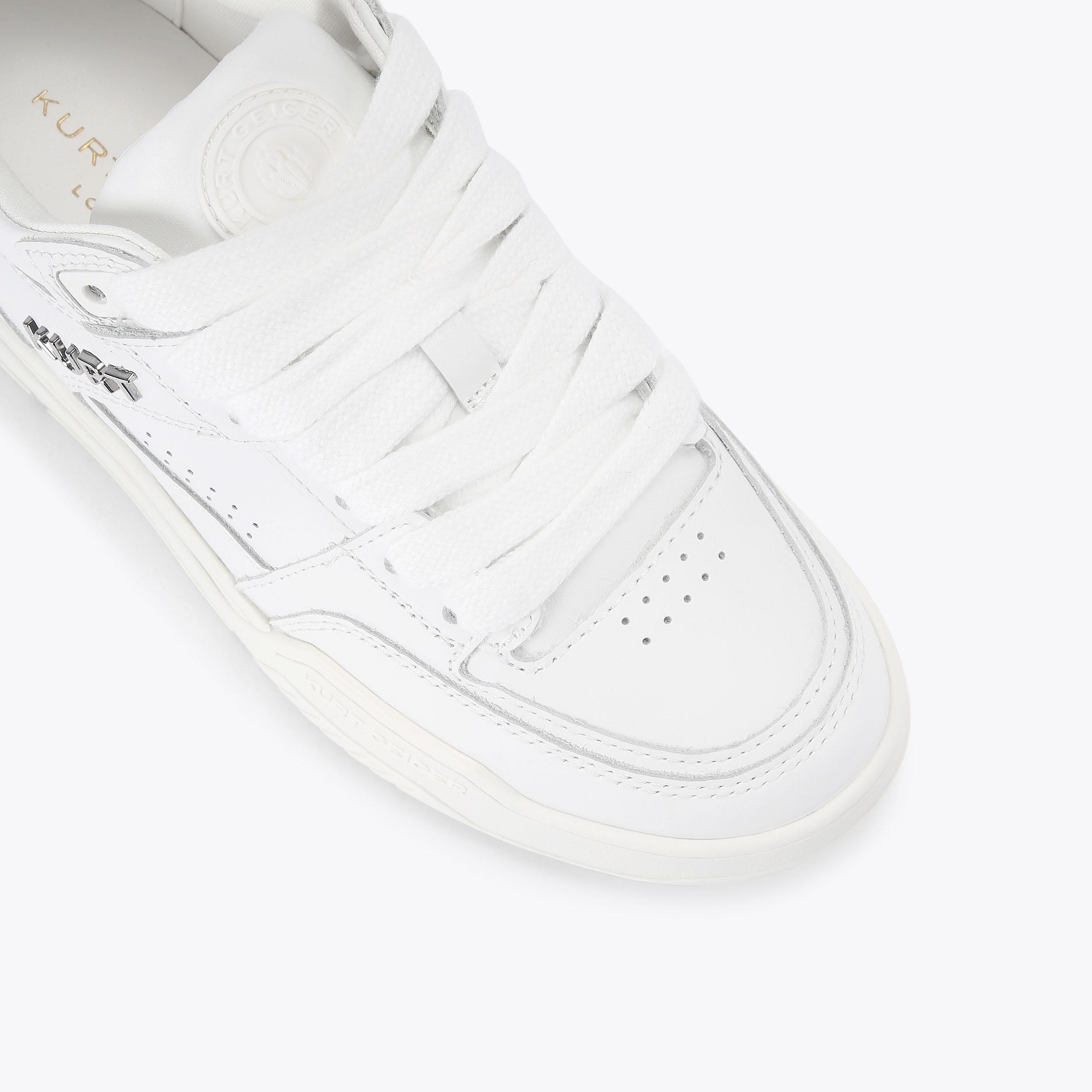 KINGLAND SNEAKER White Kingland Sneaker by Kurt Geiger London