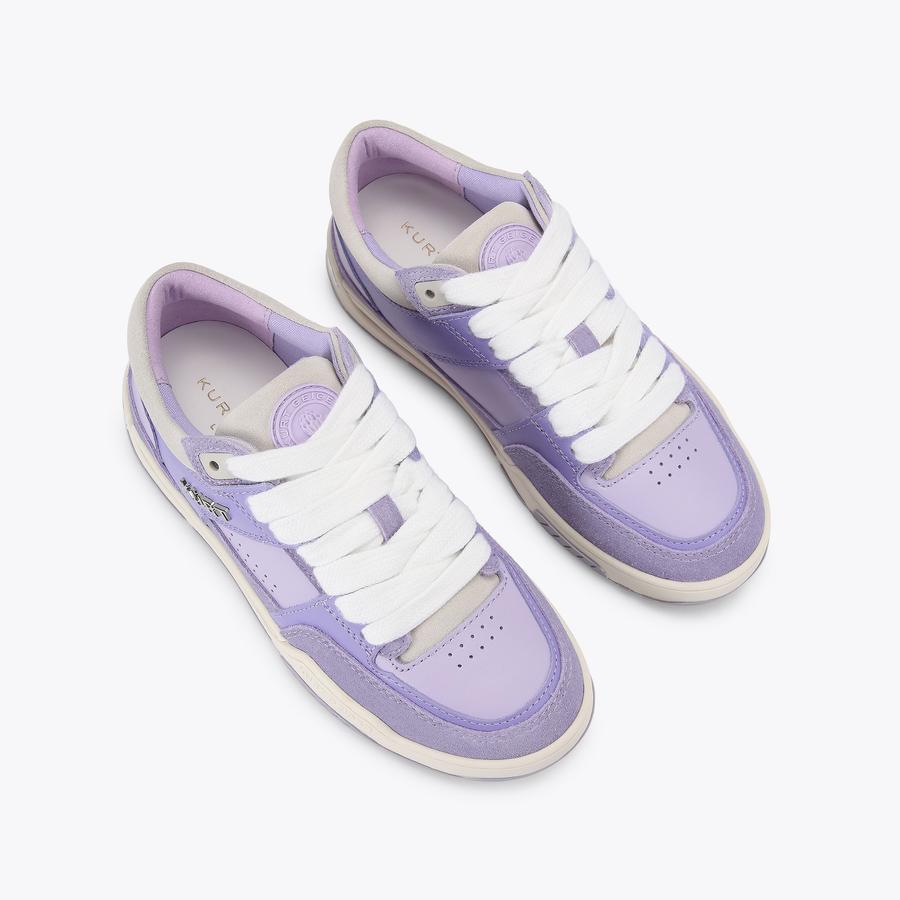 KINGLAND SNEAKER Lilac Suede Lace Up Sneaker by Kurt Geiger London