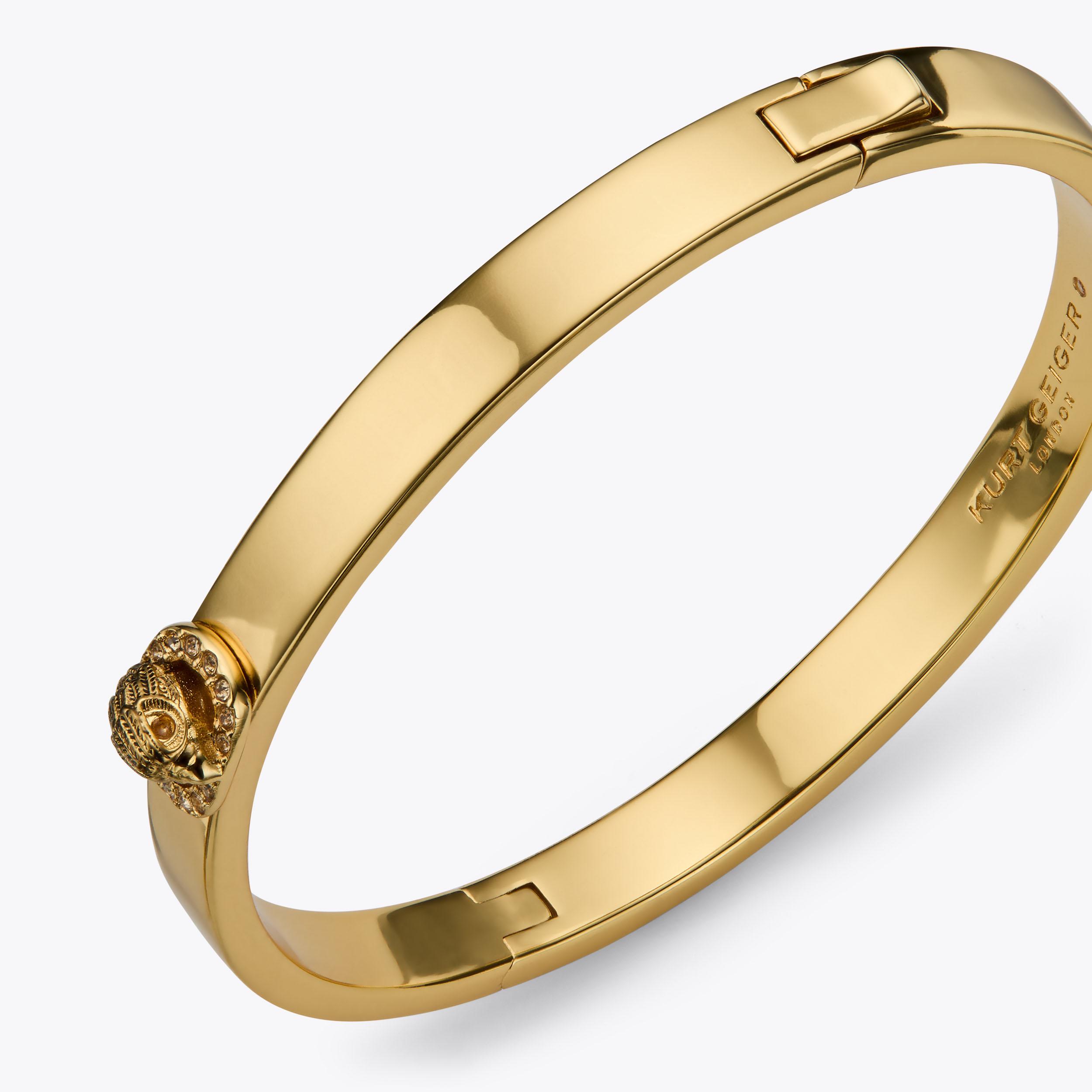 CHELSEA BANGLE Gold Acrylic Chelsea Bangle by Kurt Geiger London