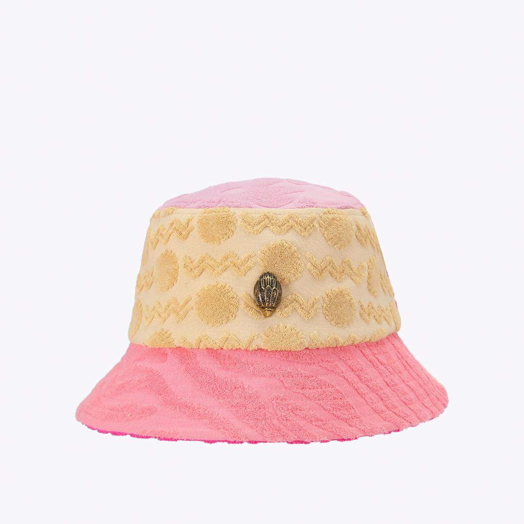 KENSINGTON BUCKET HAT Terry Towelling Bucket Hat by Kurt Geiger London — Kurt Geiger London