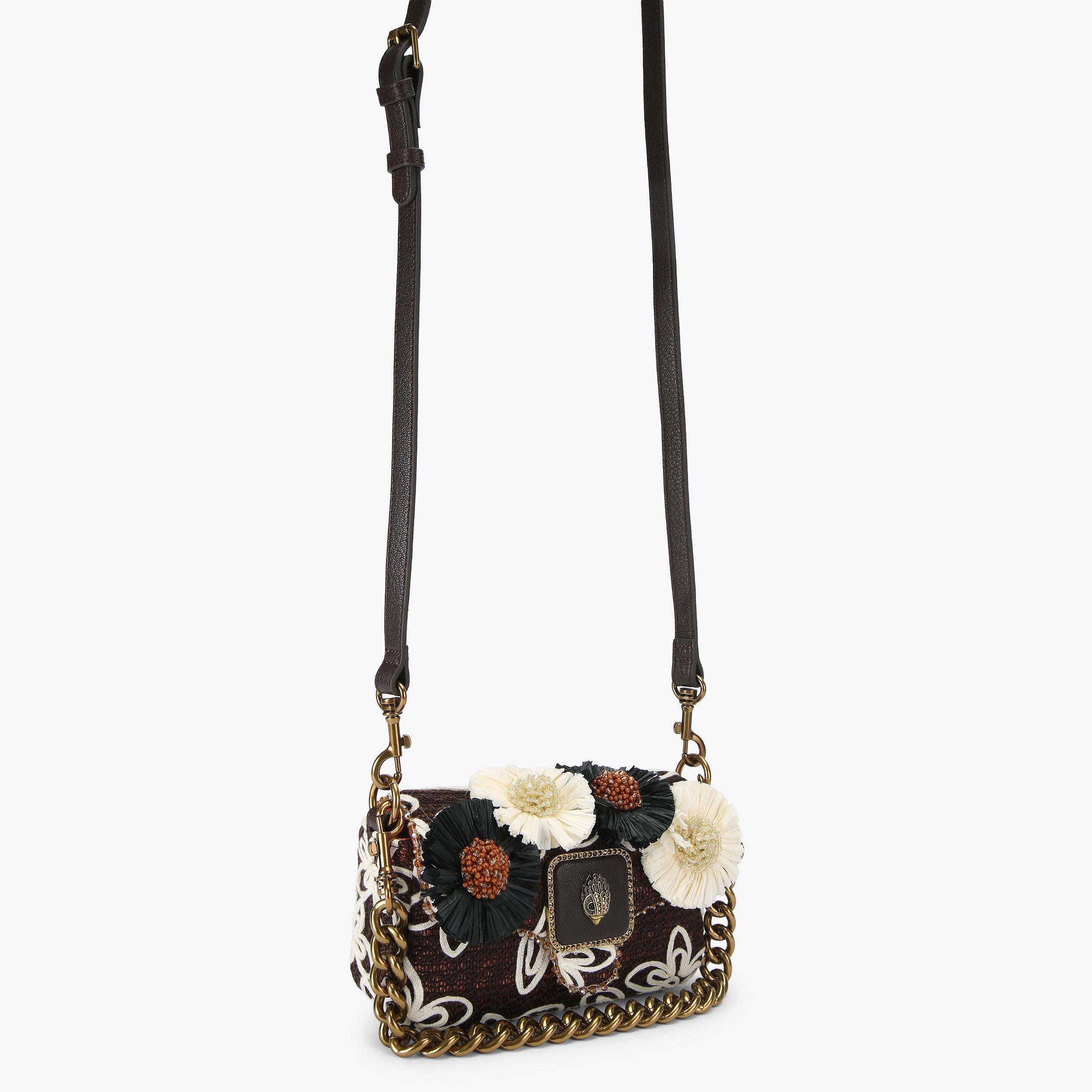 MINI PIMLICO FLOWER ST Floral Embroidered Shoulder Bag by Kurt