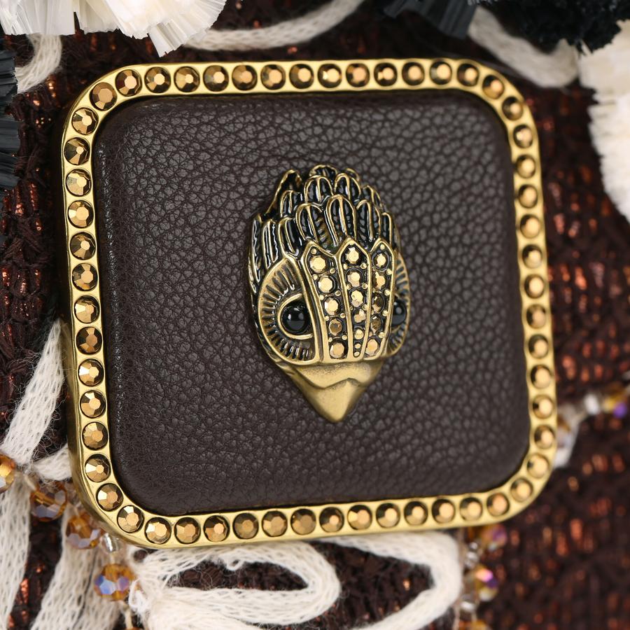 MINI PIMLICO FLOWER ST Floral Embroidered Shoulder Bag by Kurt