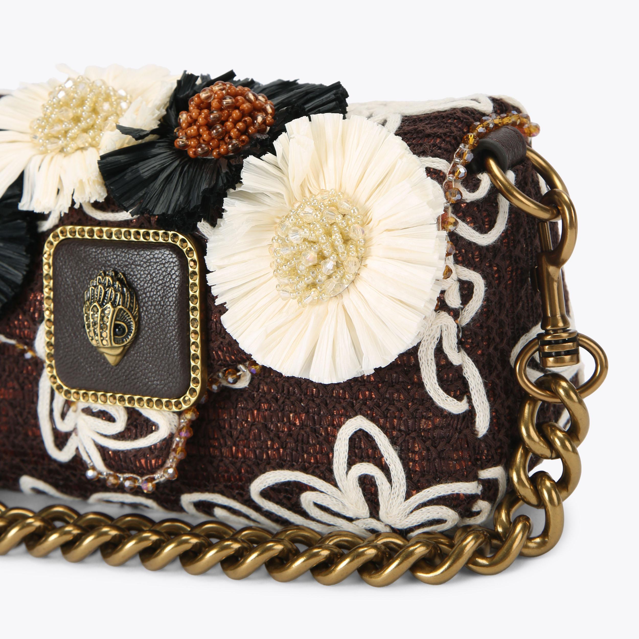バッグ MURRAL  flower lace mini bag (Black) MURRAL｜フラワーレースミニバッグ