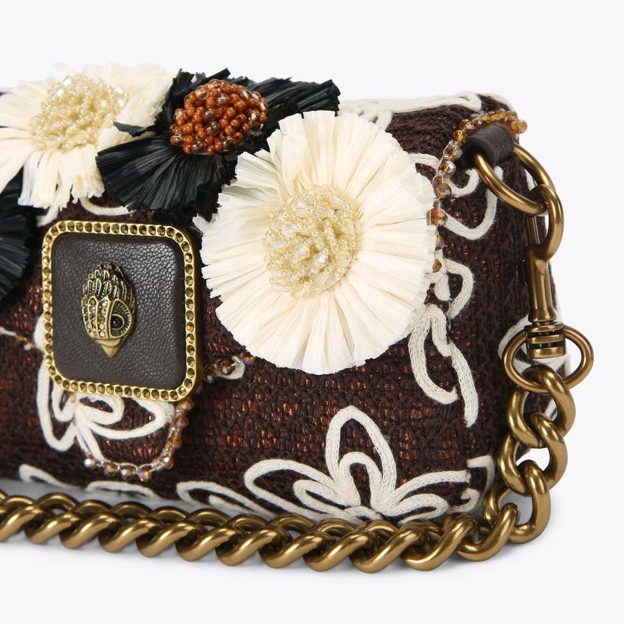 MINI PIMLICO FLOWER ST Floral Embroidered Shoulder Bag by Kurt