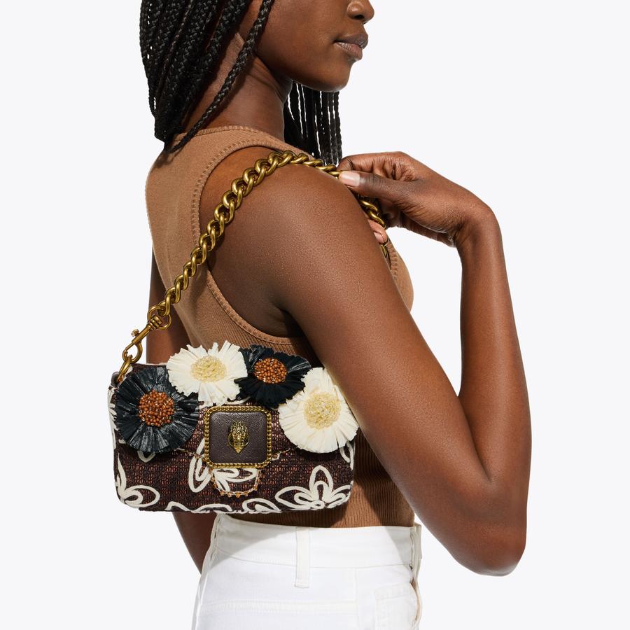 MINI PIMLICO FLOWER ST Floral Embroidered Shoulder Bag by Kurt