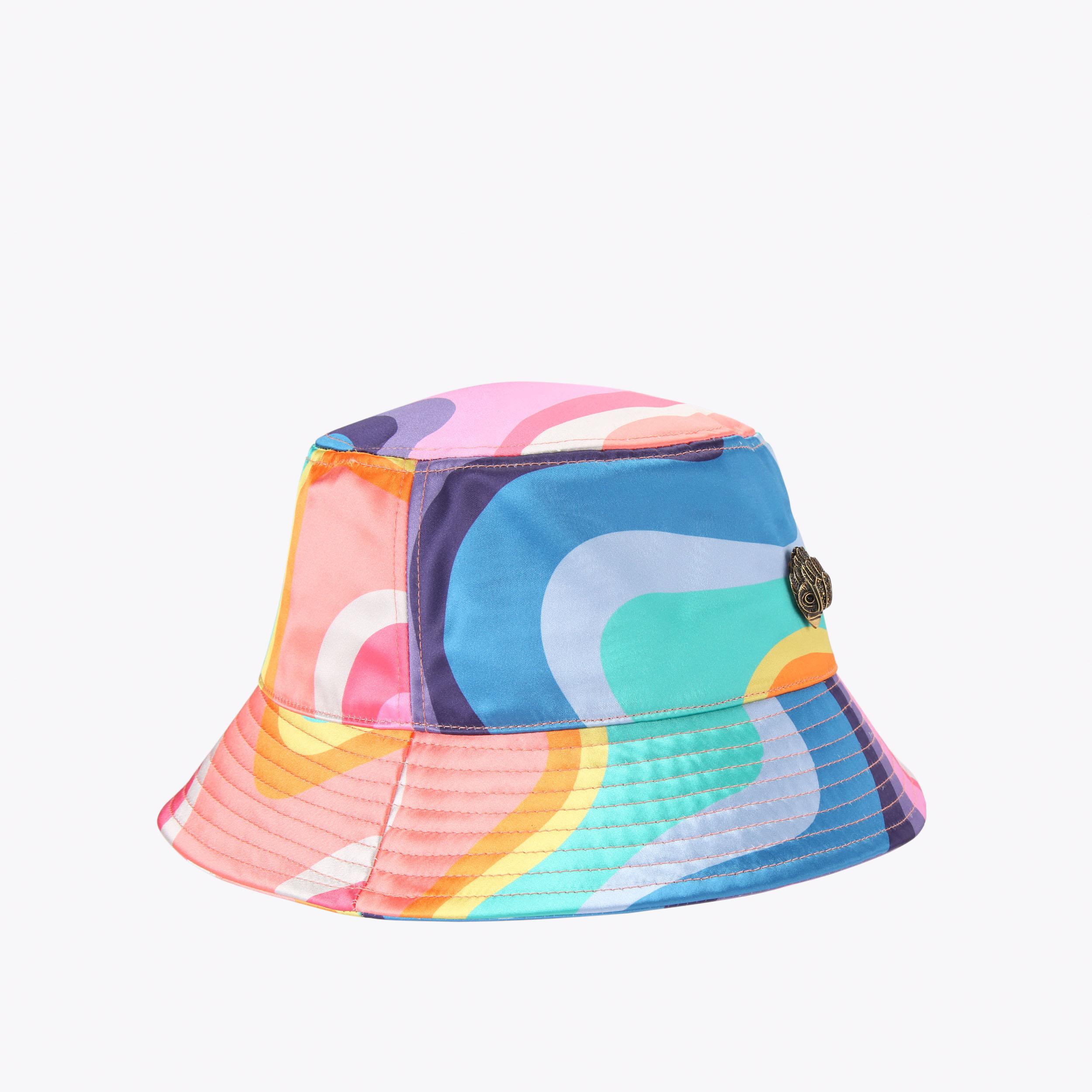 KENSINGTON BUCKET HAT Swirled Printed Nylon Bucket Hat by Kurt