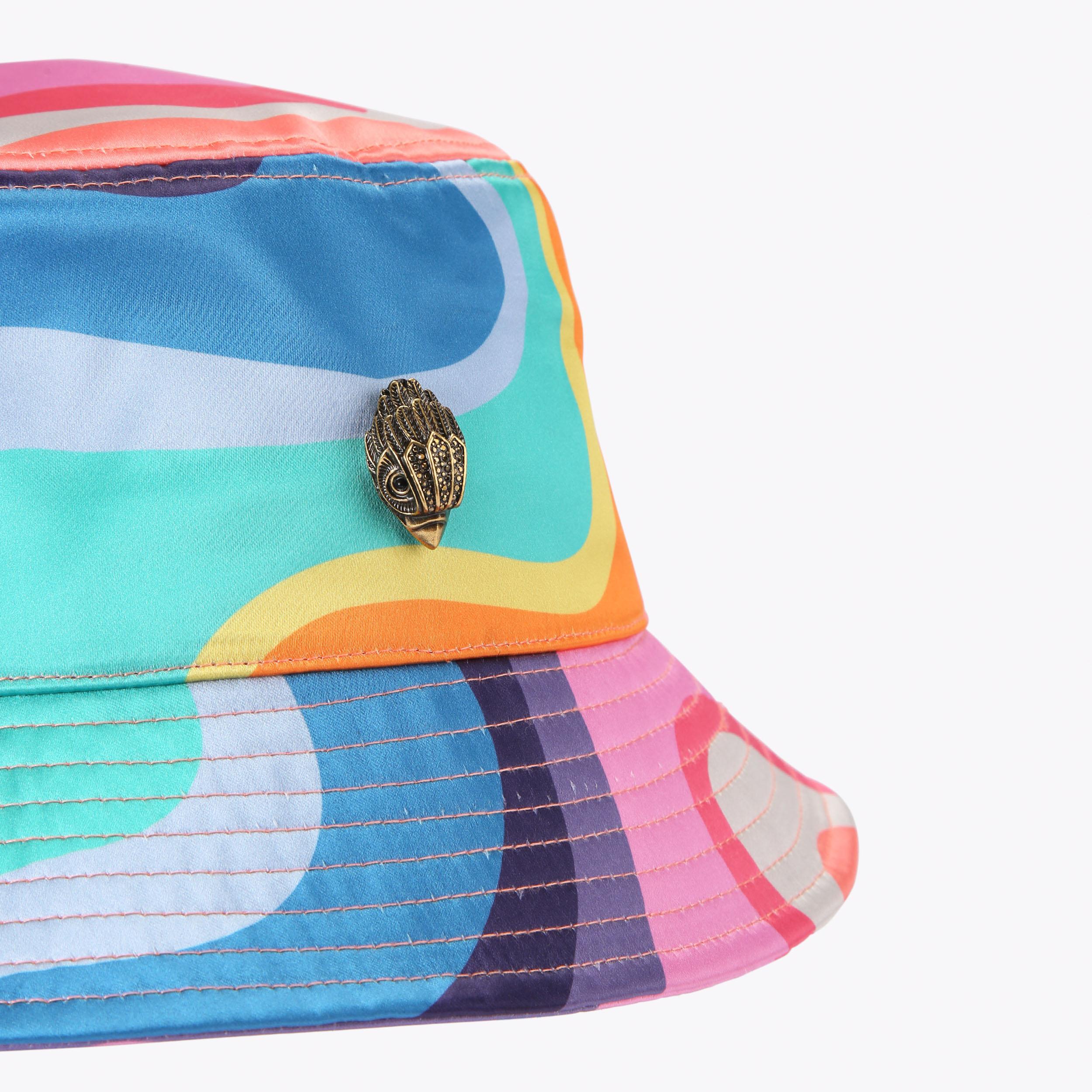 KENSINGTON BUCKET HAT Swirled Printed Nylon Bucket Hat by Kurt