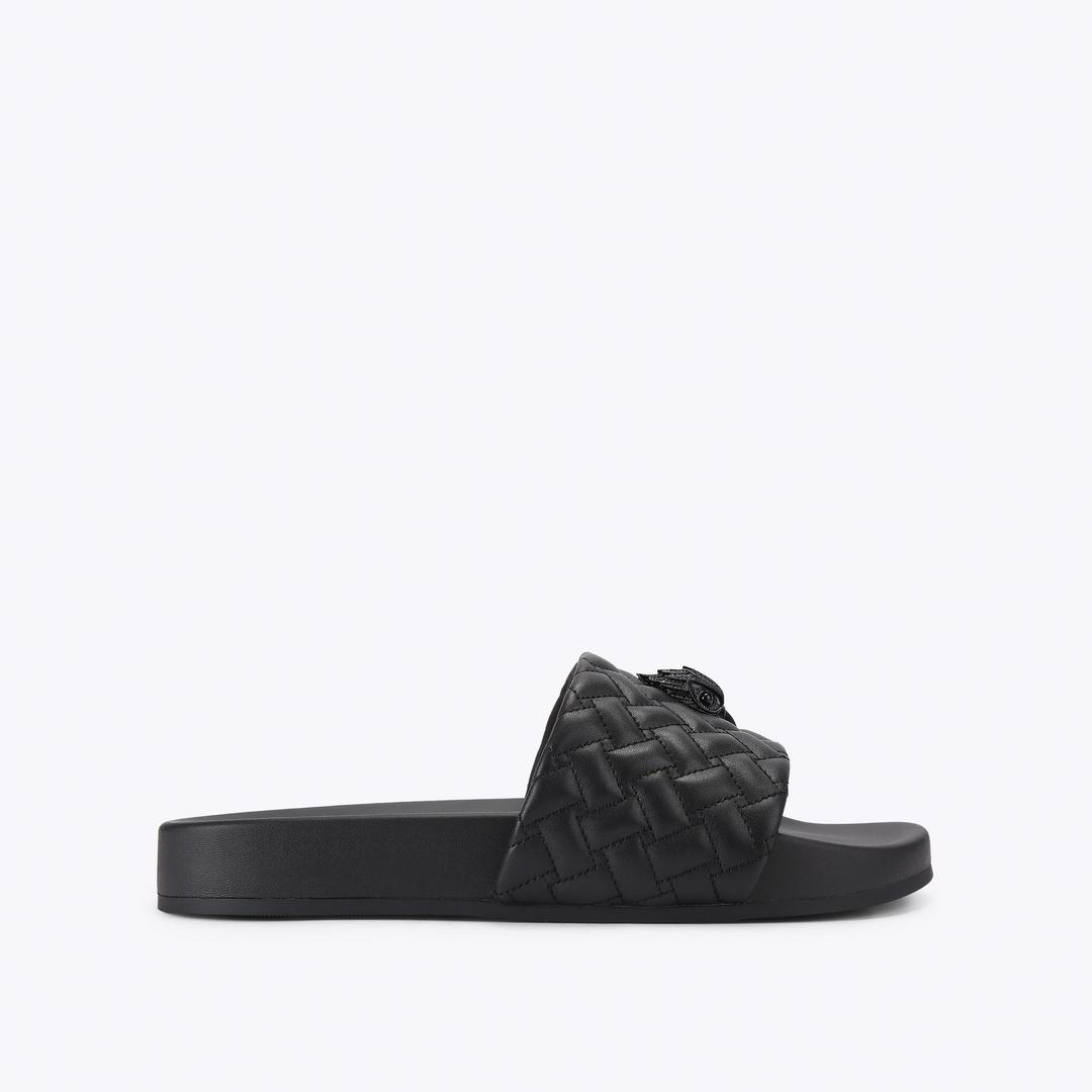 MEENA EAGLE 2 Black Slip On Sandal by Kurt Geiger London — Kurt Geiger London