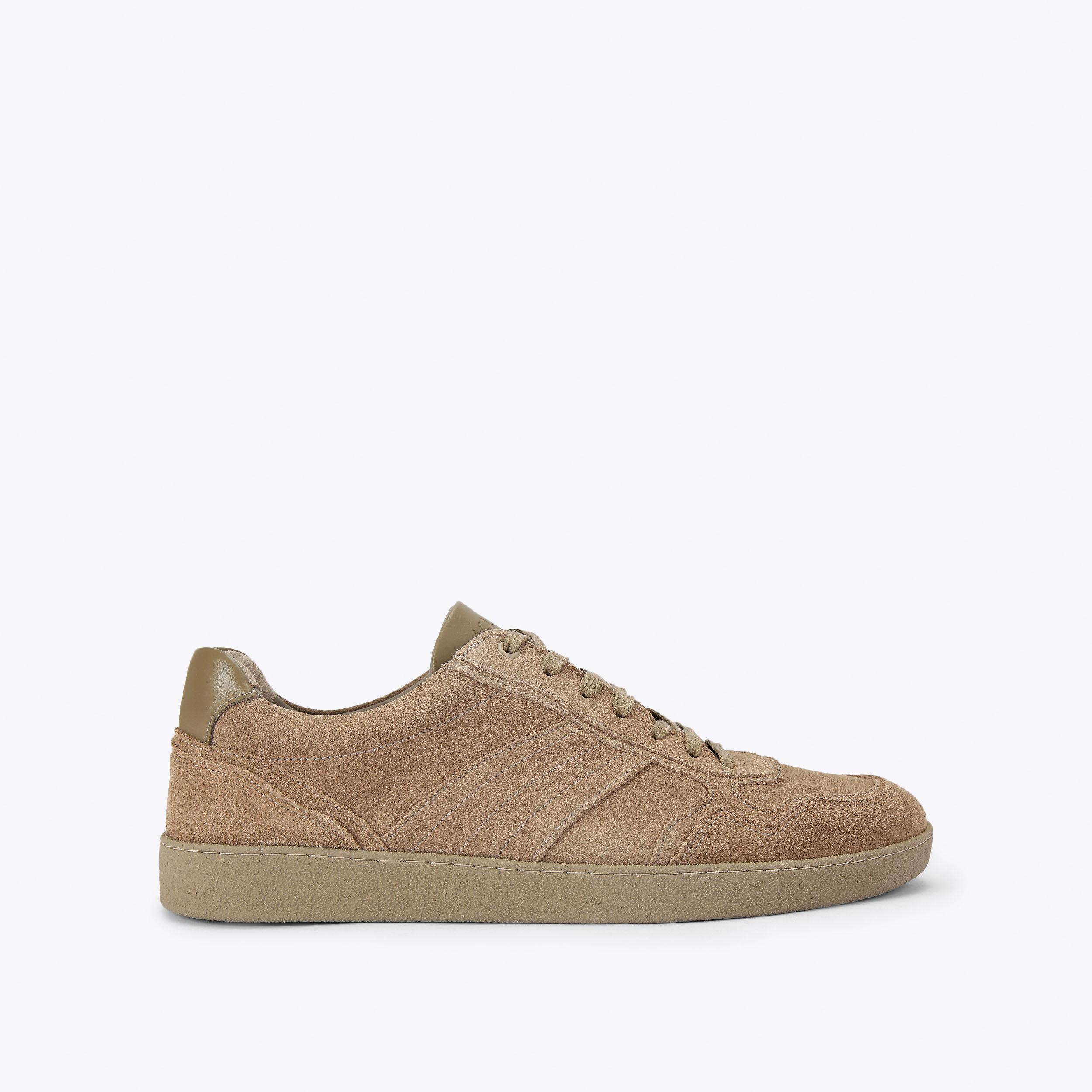 LLOYD 2 DRENCH Brown Suede Lace Up Sneaker by Kurt Geiger London