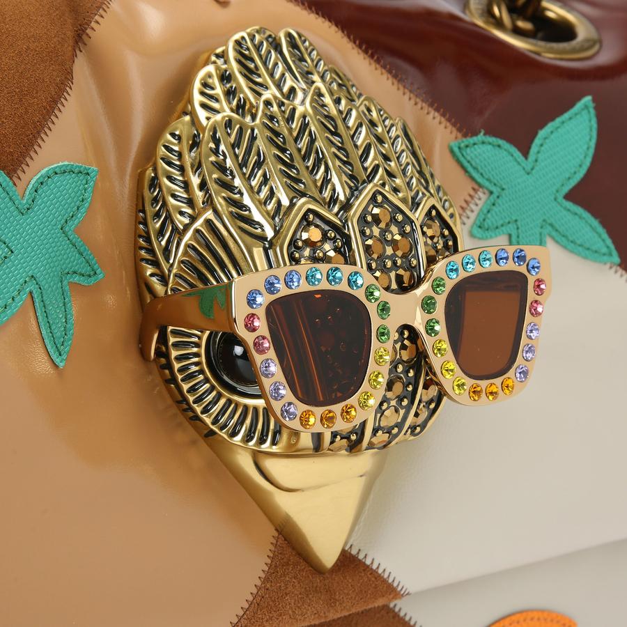 MACRO KENSINGTON Brown Leather Kensington Bag by Kurt Geiger London