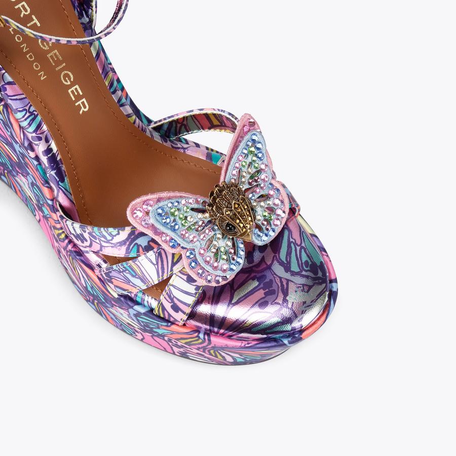 purple wedge dress shoes Purple Wedge Shoe