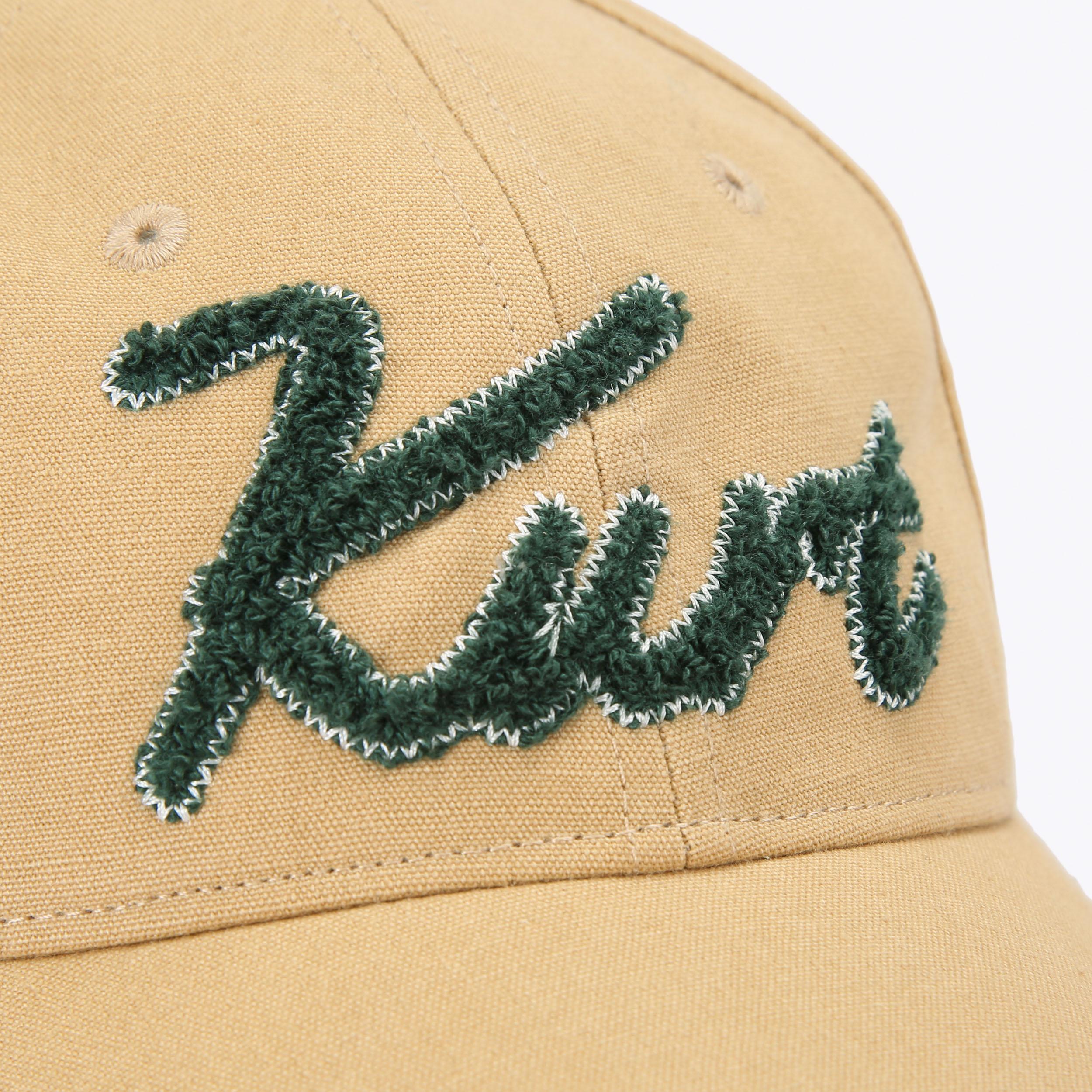 MENS KURT CAP Beige Tufted Cap by Kurt Geiger London