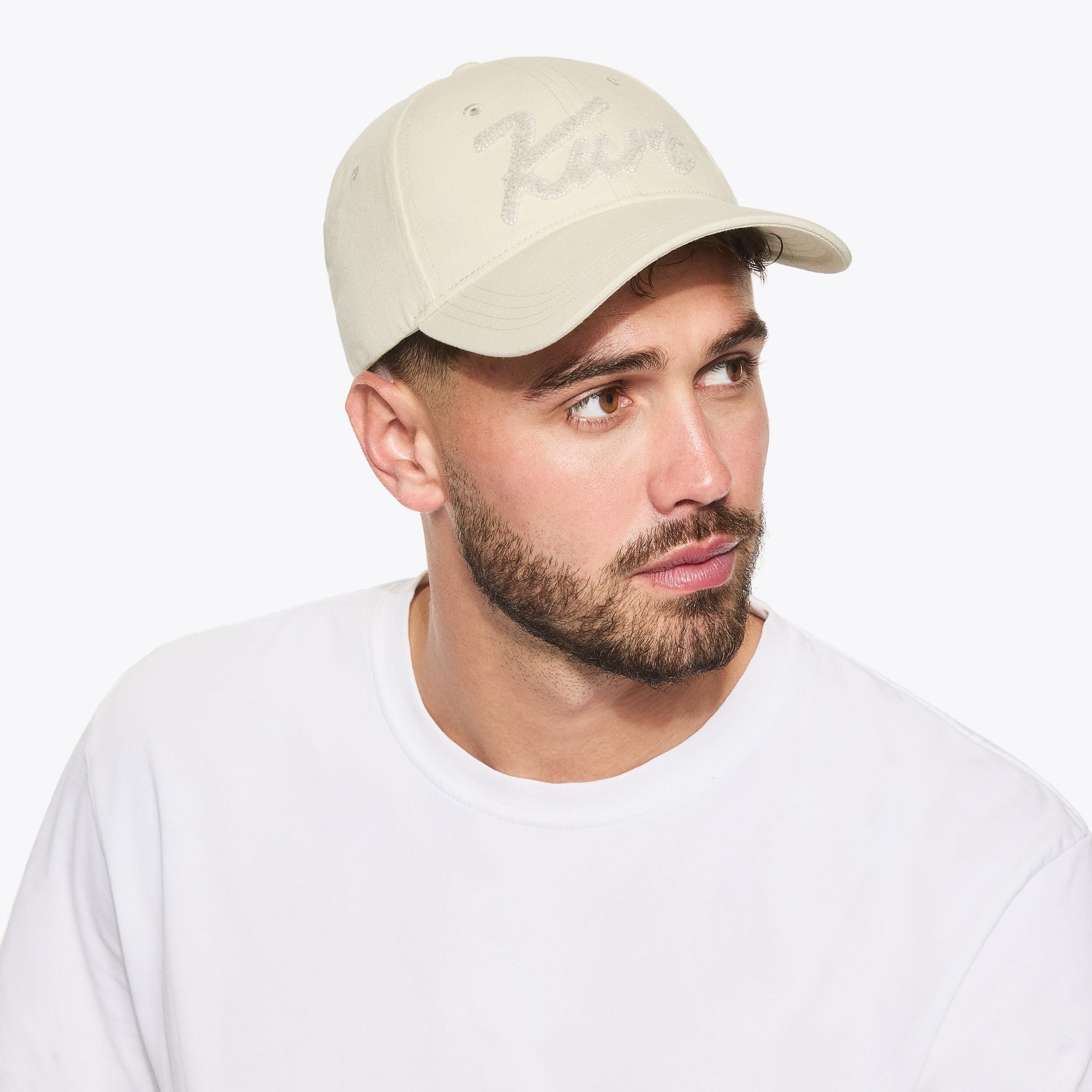 MENS KURT CAP Bone Tufted Cap by Kurt Geiger London