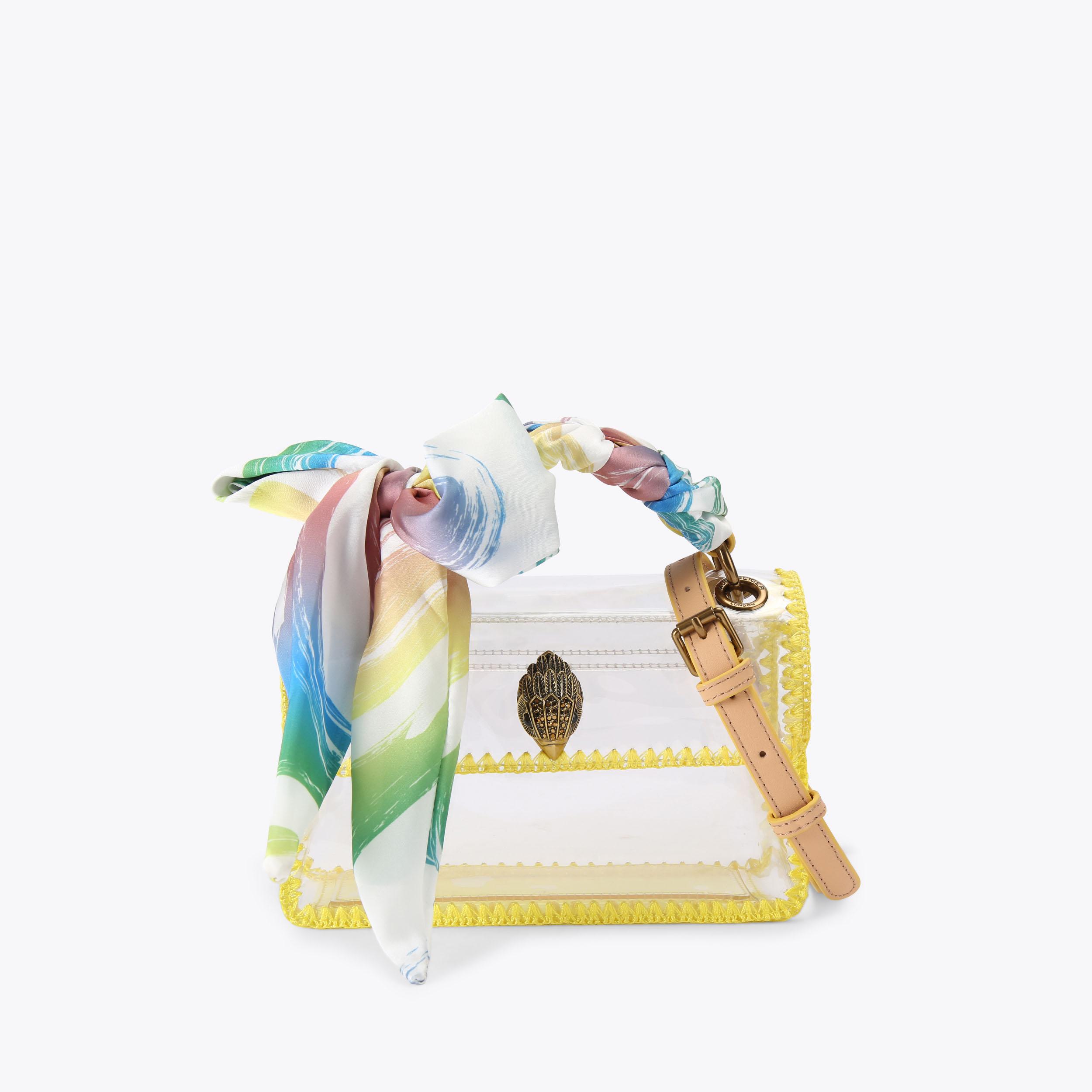 KC VINYL MINI KENSINGTON Clear Vinyl Cross Body Bag by Kurt Geiger
