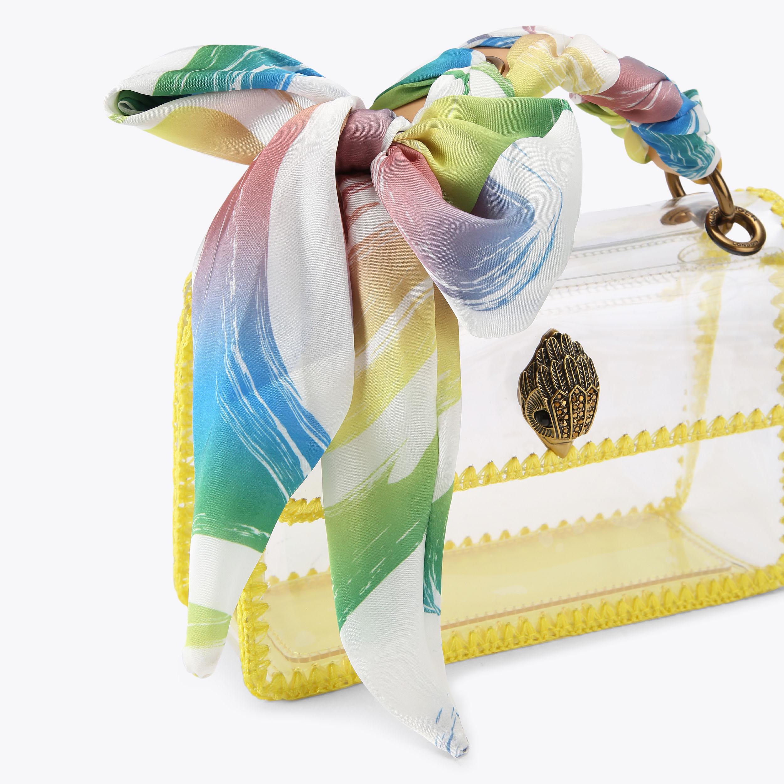 KC VINYL MINI KENSINGTON Clear Vinyl Cross Body Bag by Kurt Geiger