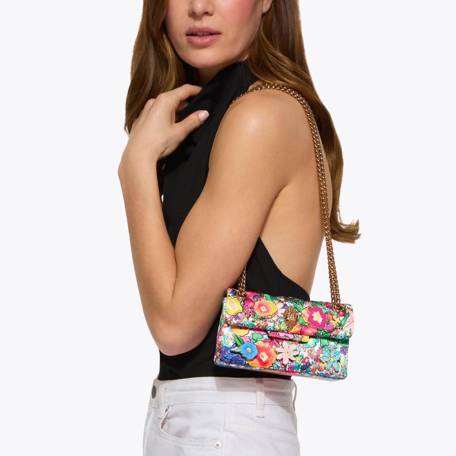 KENSINGTON 17 FLOWER Floral Cross Body Bag by Kurt Geiger London
