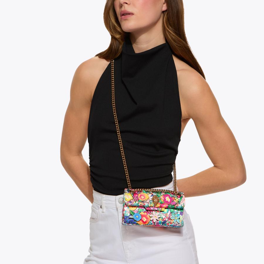 KENSINGTON 17 FLOWER Floral Cross Body Bag by Kurt Geiger London
