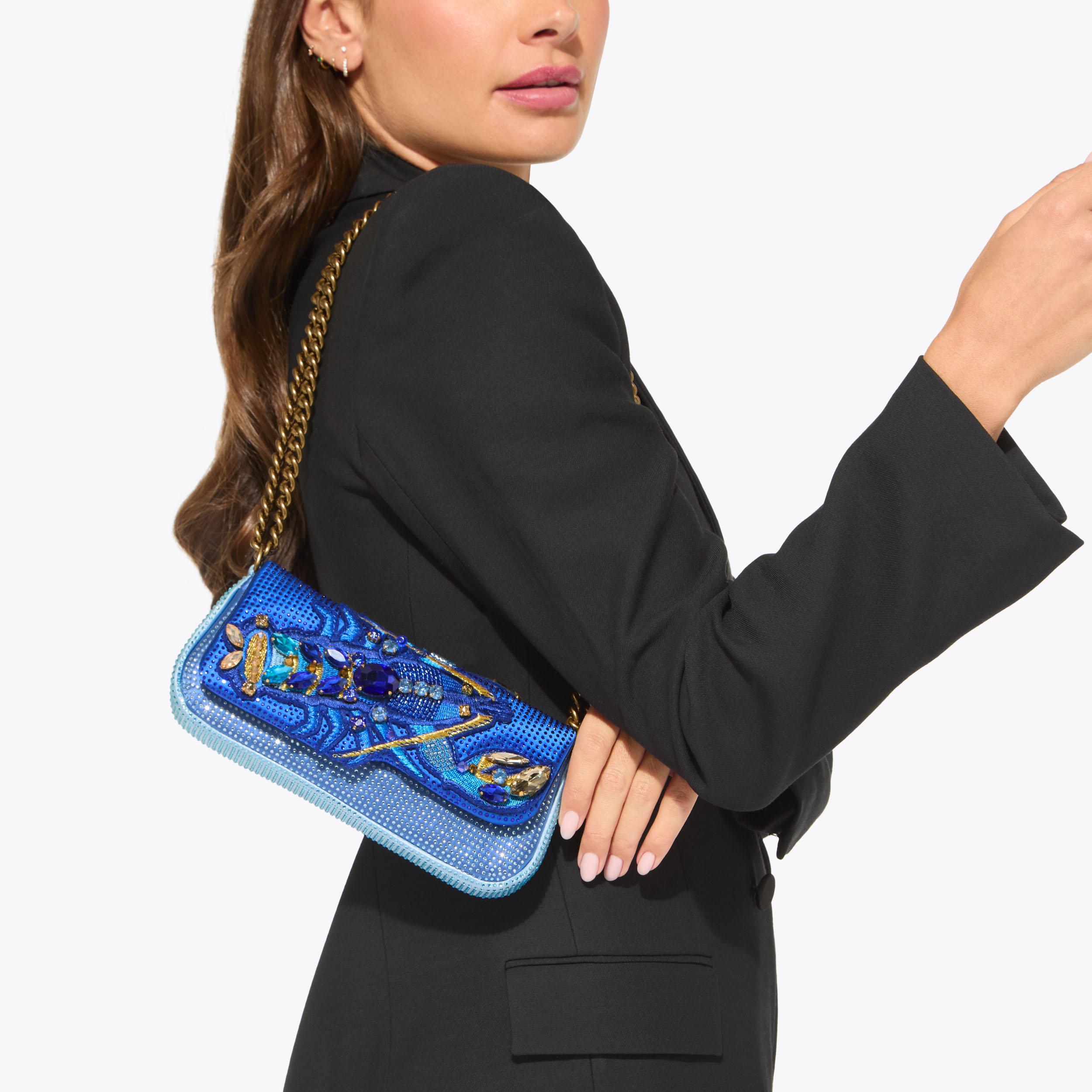 Kurt Geiger London Pickle Lobster Shoulder Bag - Blue - view 2