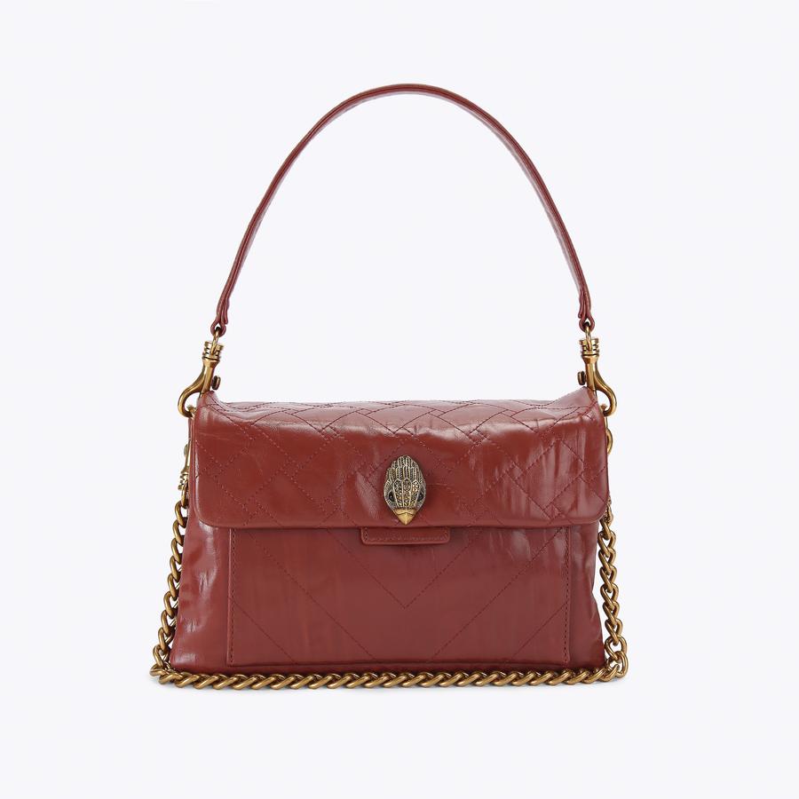 メディシナルケミストリー MD KENSINGTON JEWEL Bronze Gold Stones Shoulder Bag by KURT GEIGER