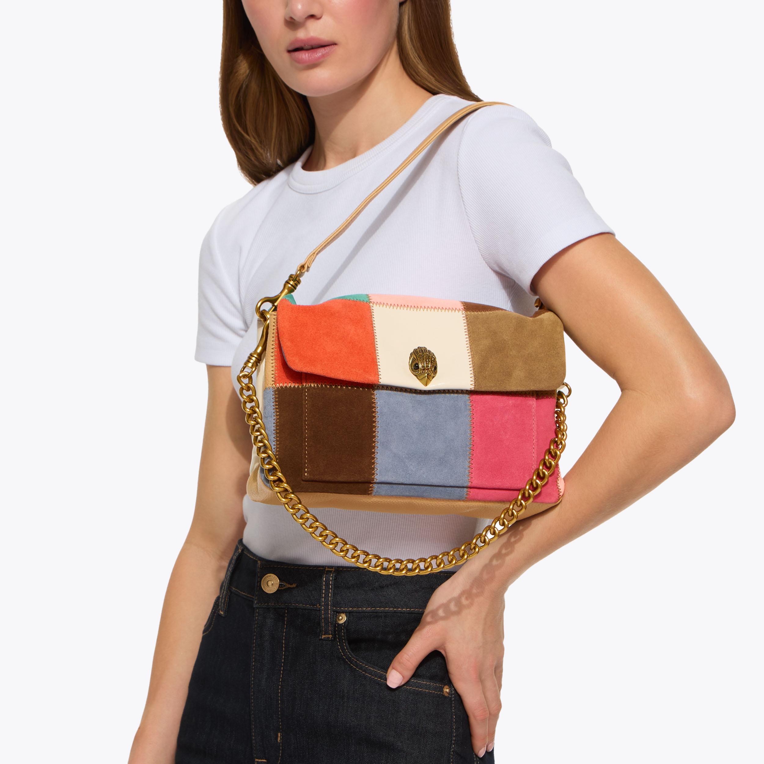 CELIA SHOULDER BAG Patchwork Shoulder Bag by Kurt Geiger London