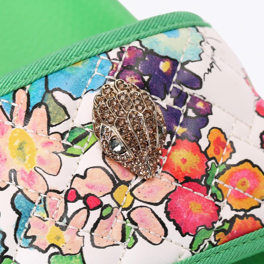 MEENA EAGLE Green Slip On Sandal by Kurt Geiger London