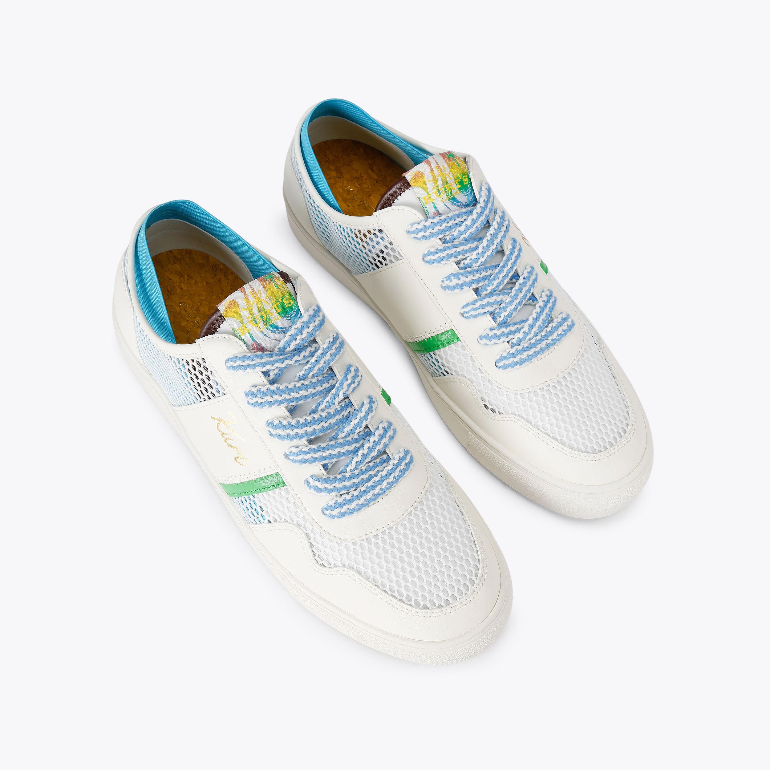 KC BEACH SNEAKER Blue Elasticated Sneaker by Kurt Geiger London
