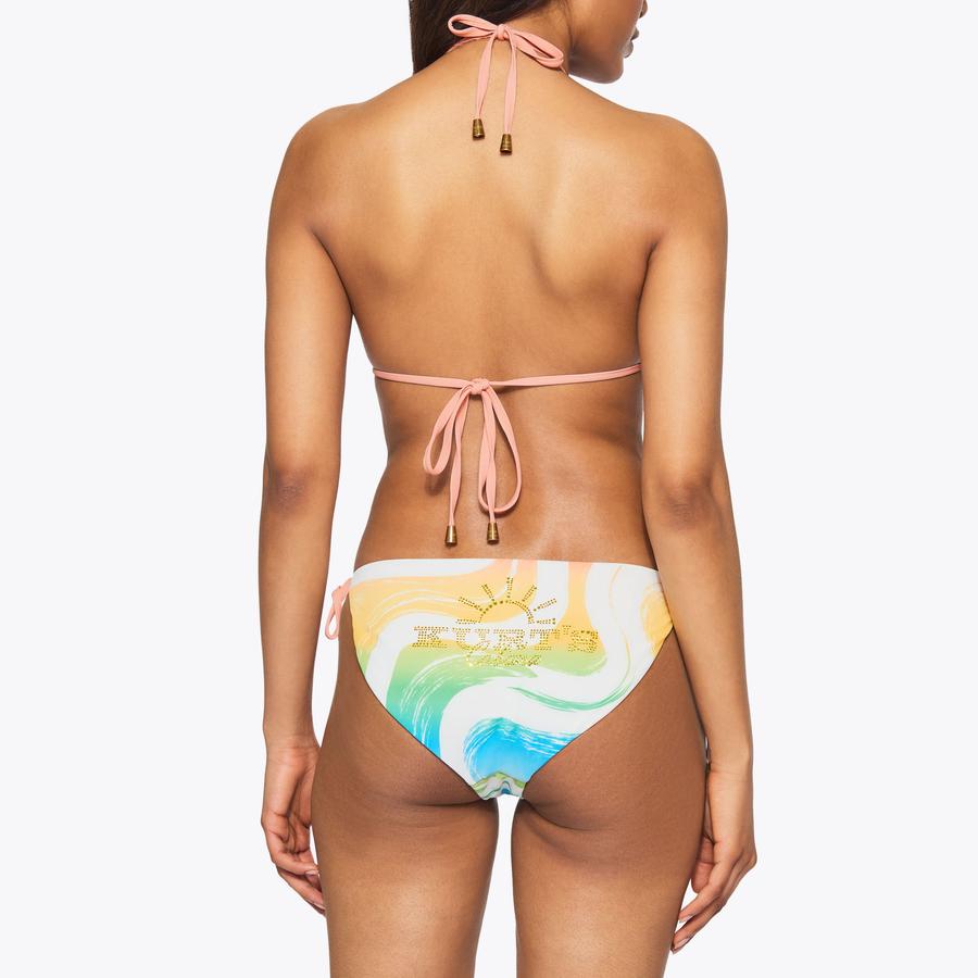 KC KENSINGTON TOP Swirled Bikini Top by Kurt Geiger London