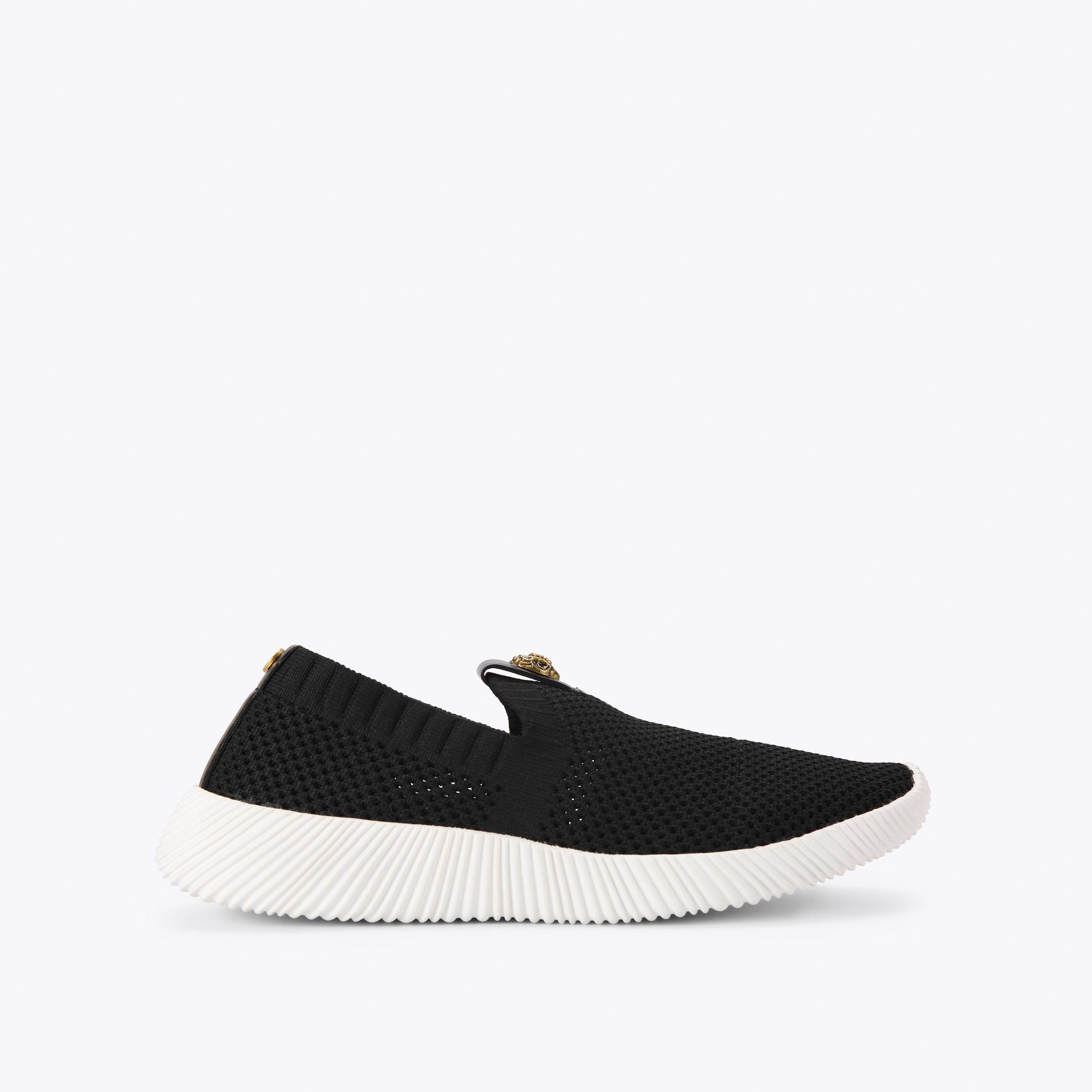 LORNA Black Slip On Sneakers by Kurt Geiger London