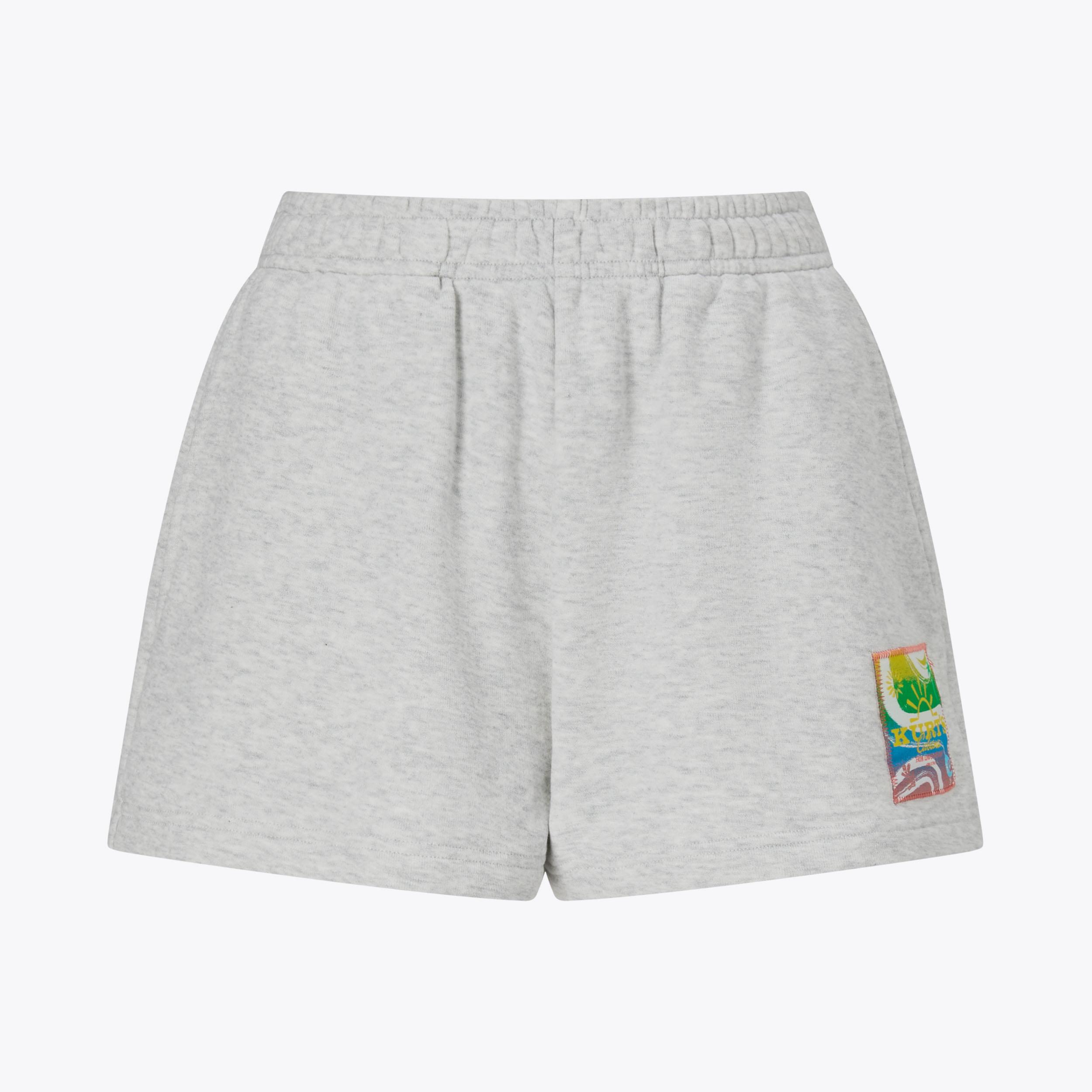 KC SHORTY SHORTS Grey Cotton Shorts by Kurt Geiger London