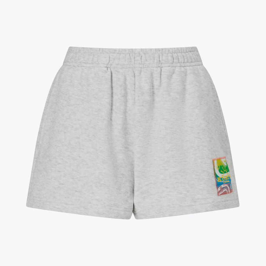 KC SHORTY SHORTS Grey Cotton Shorts by Kurt Geiger London