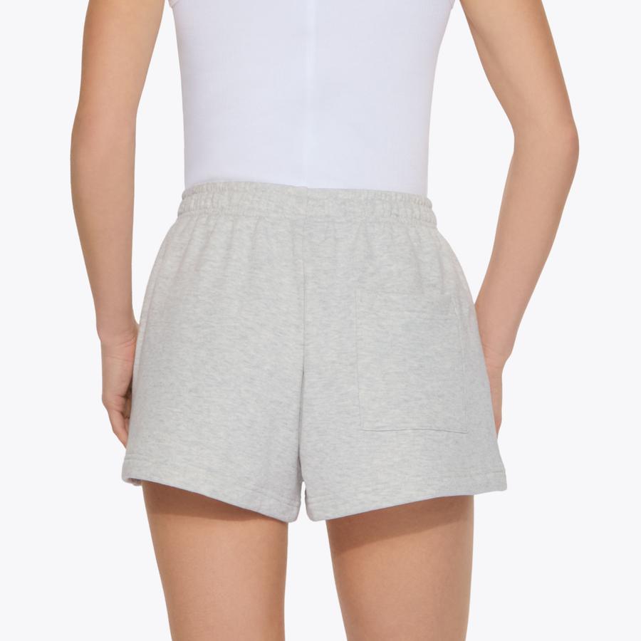 KC SHORTY SHORTS Grey Cotton Shorts by Kurt Geiger London