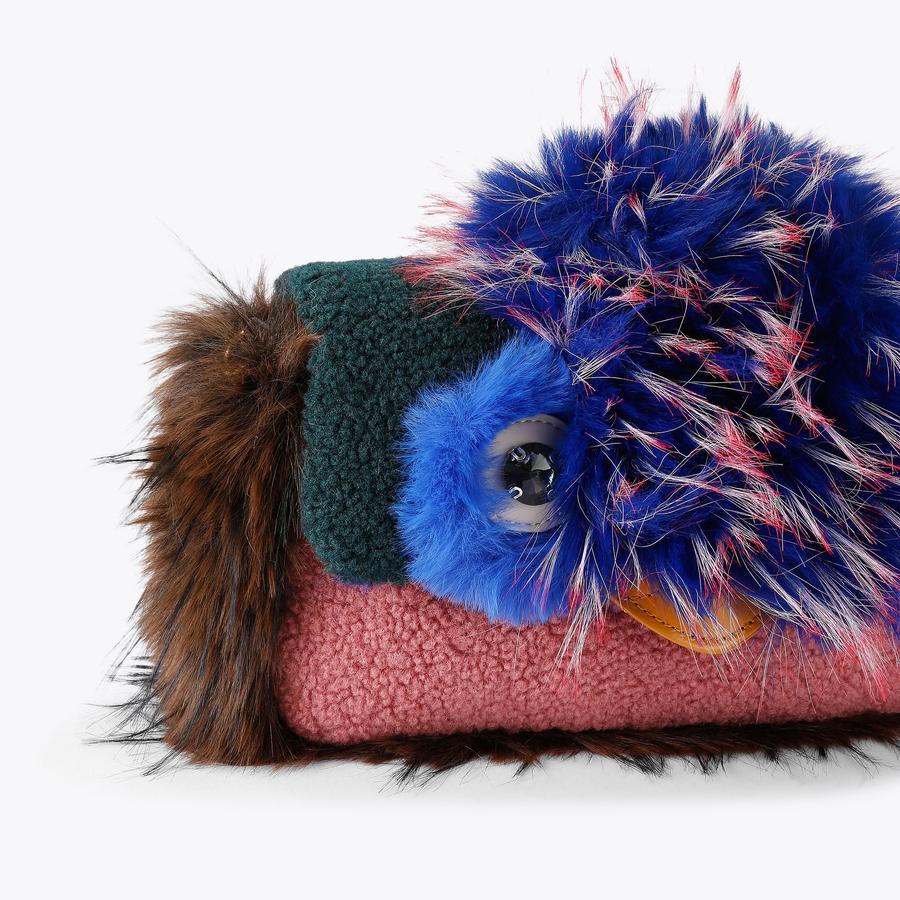 OXFORD MASCOT BAG Faux Fur Shoulder Large Bag by Kurt Geiger London