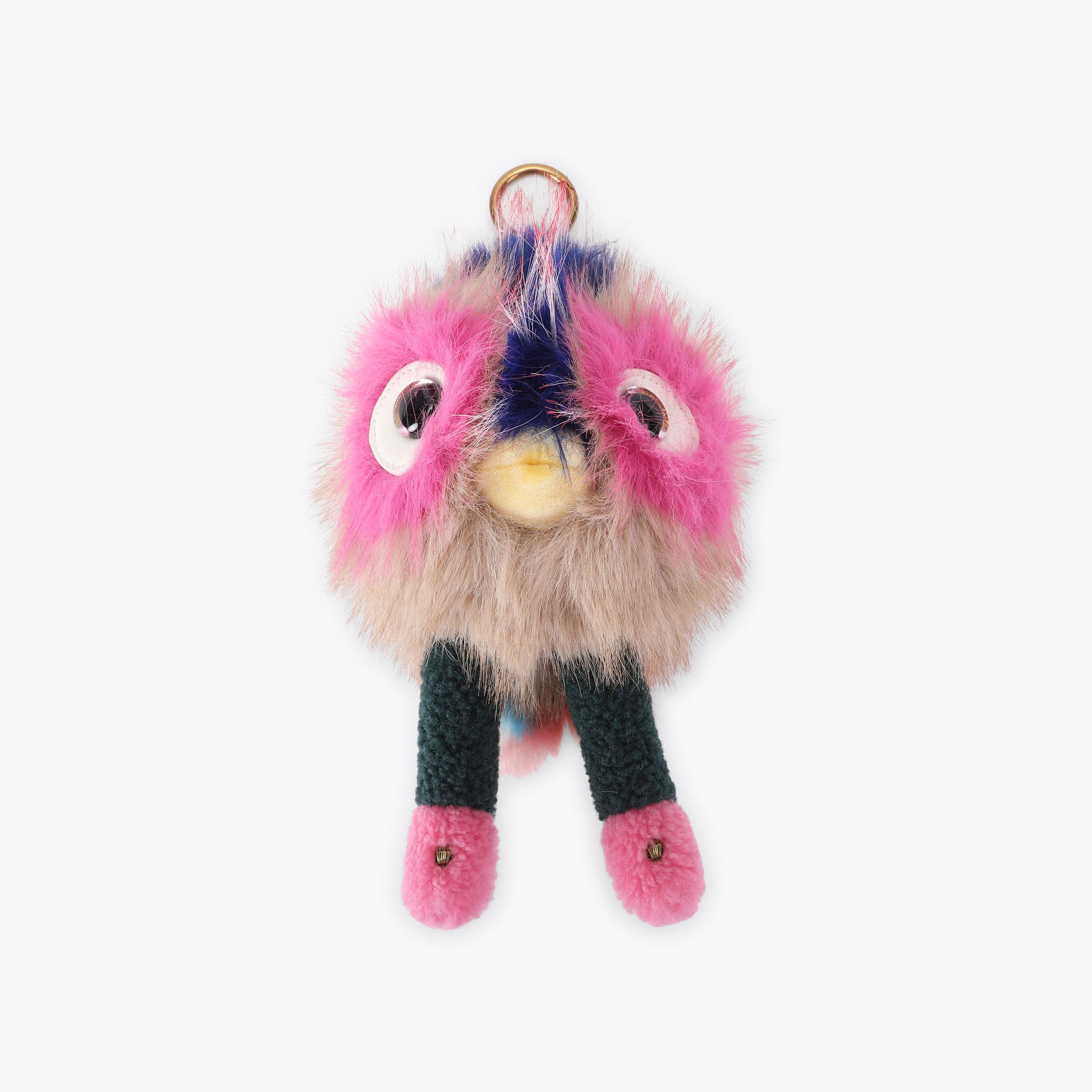MASCOT POM POM CHARM Other Faux Fur Charm by Kurt Geiger London