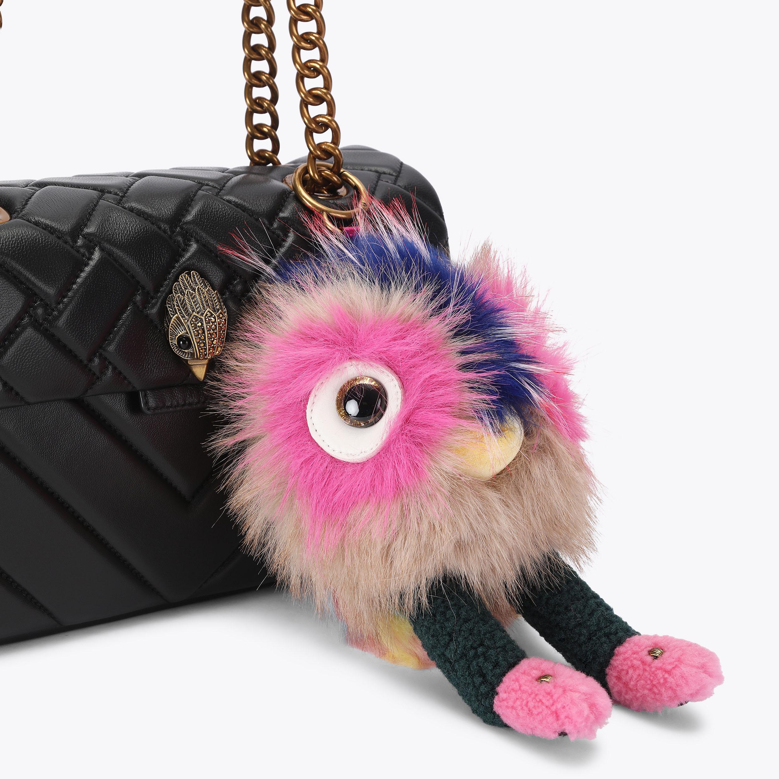 MASCOT POM POM CHARM Other Faux Fur Charm by Kurt Geiger London